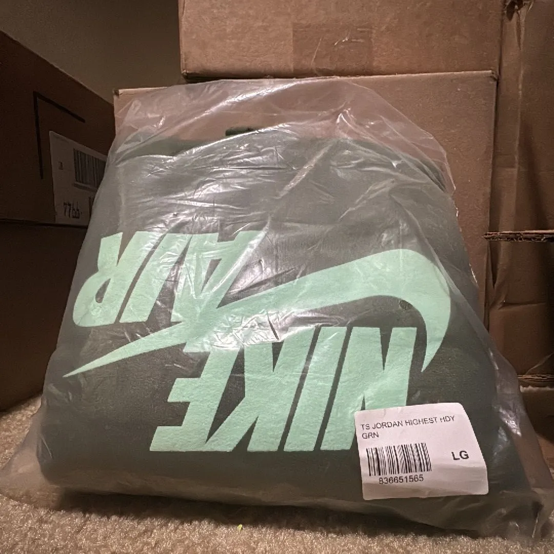 Product image for TRAVIS SCOTT HIGHEST HOODIE OLIVE (LG)