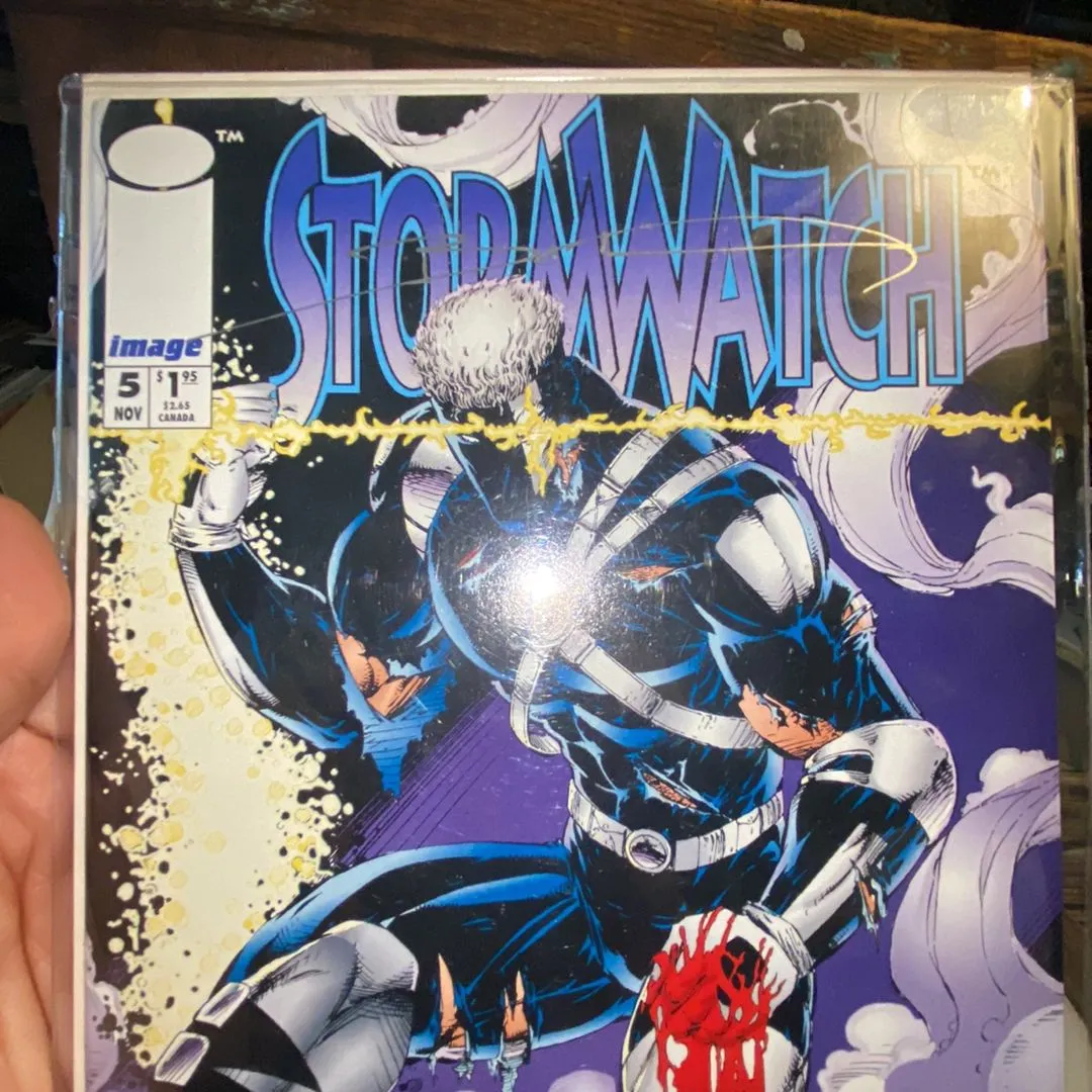 Product image for Stormwatch #5 comic COA  autographed signed