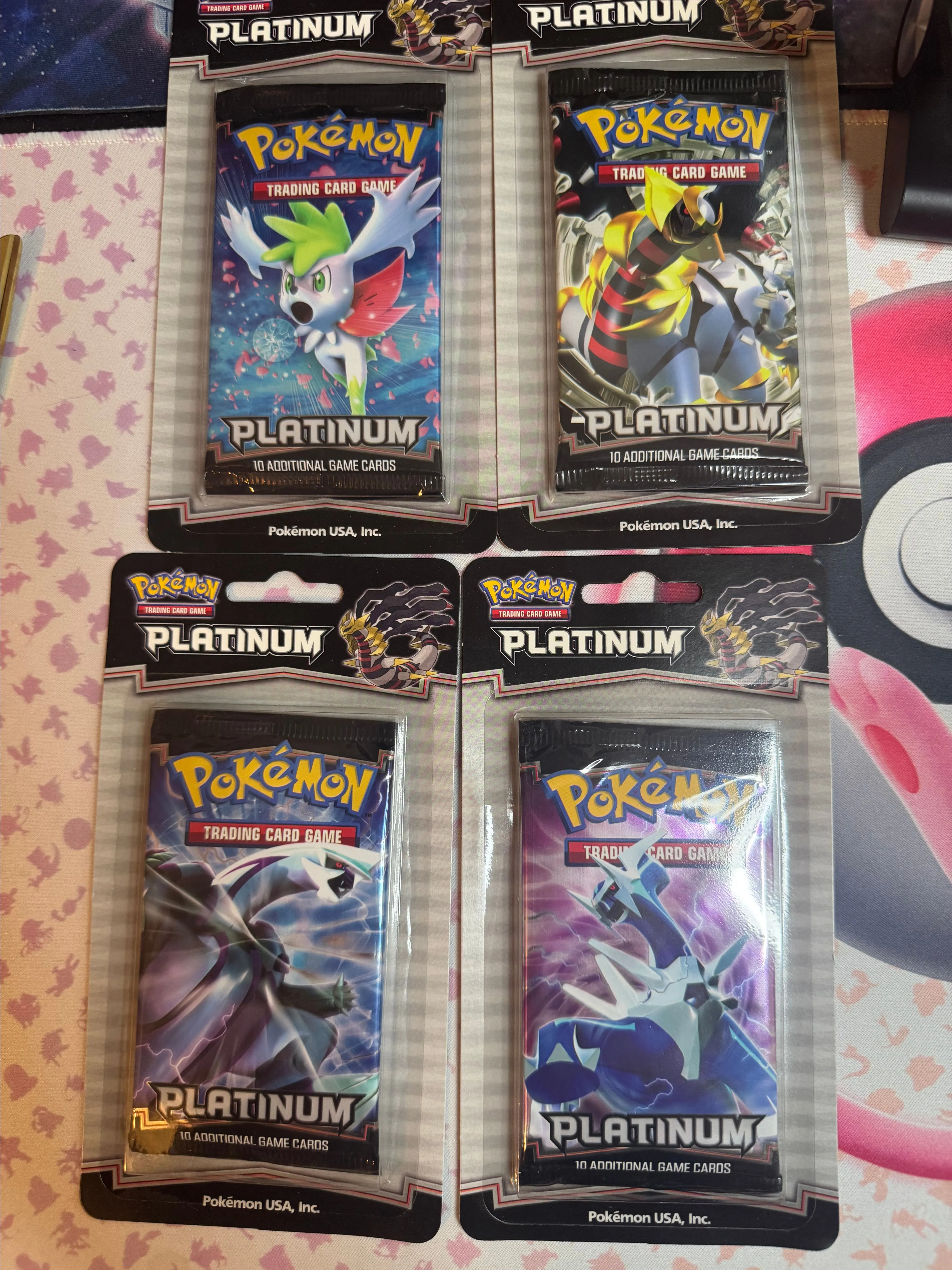 4- POKEMON PLATINUM BLISTER BOOSTER PACKS *CASE FRESH* MINT FULL ARTWORK SET   Whatnot: Shop, Sell, Connect