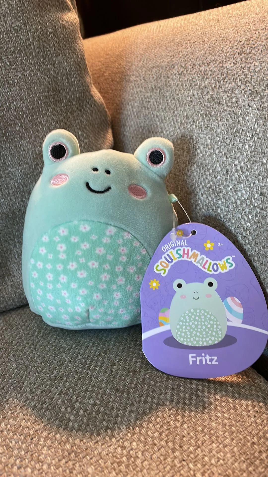 Product image for Squishmallow Fritz Frog 4.5”