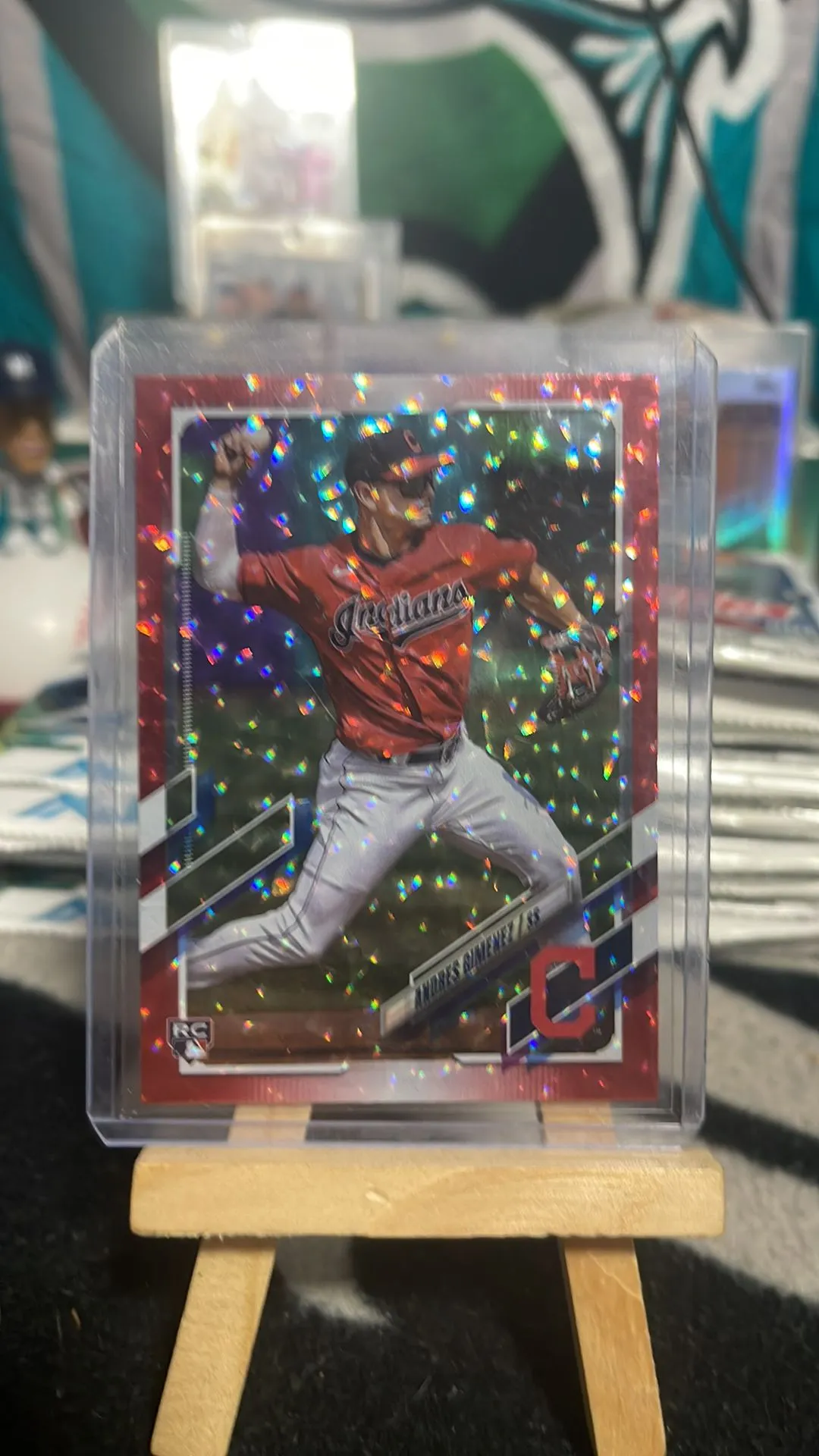 Product image for 2021 Topps Update Red Foil Andres Gimenez
