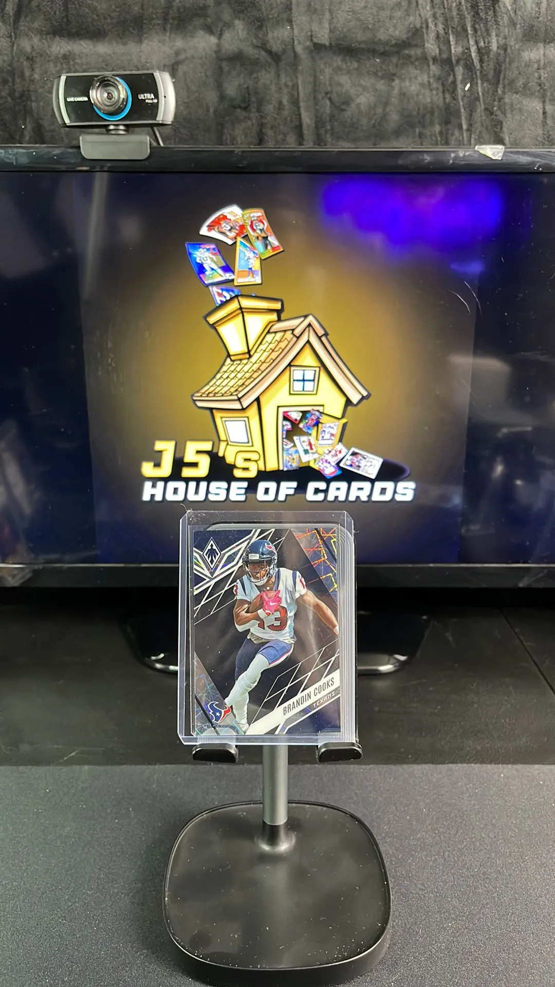 Product image for CCC- 2022 Phoenix Brandin Cooks Black Laser numbered /10 * Texans * Cowboys