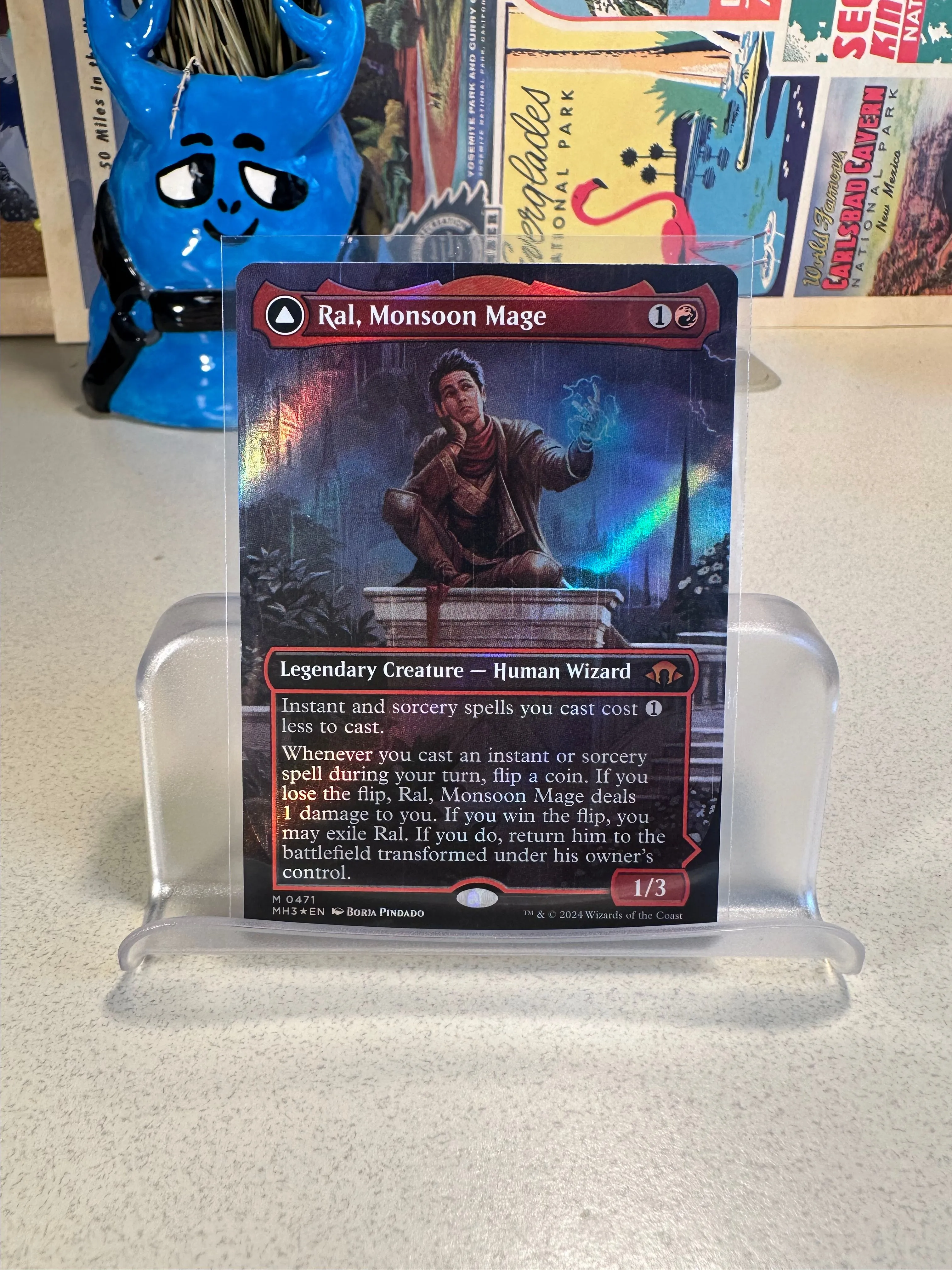 mtg green cards that return from graveyard Ral, Monsoon Mage – MTG Custom Proxy Card – Battle Proxy main image 1