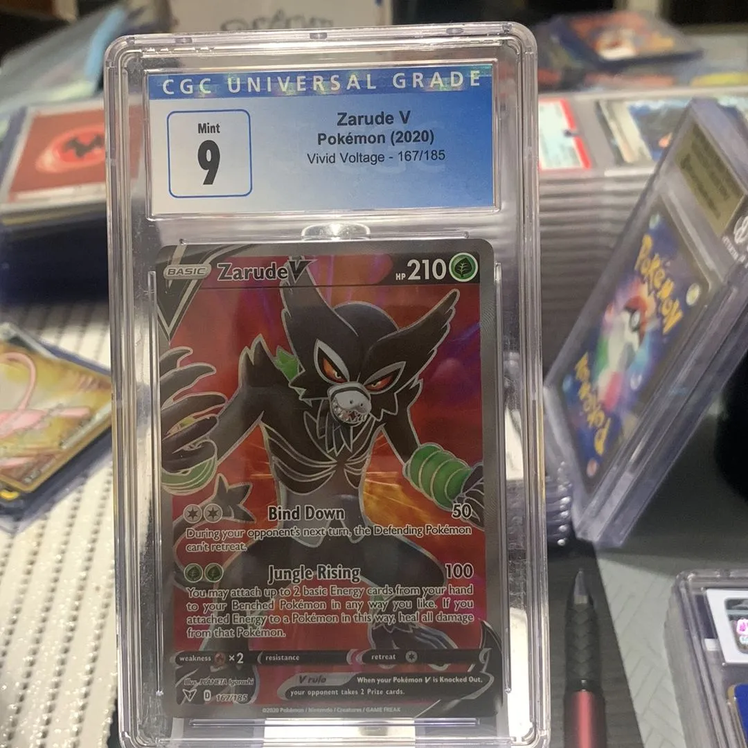 Product image for 2020 Vivid Voltage Zarude V  CGC 9
