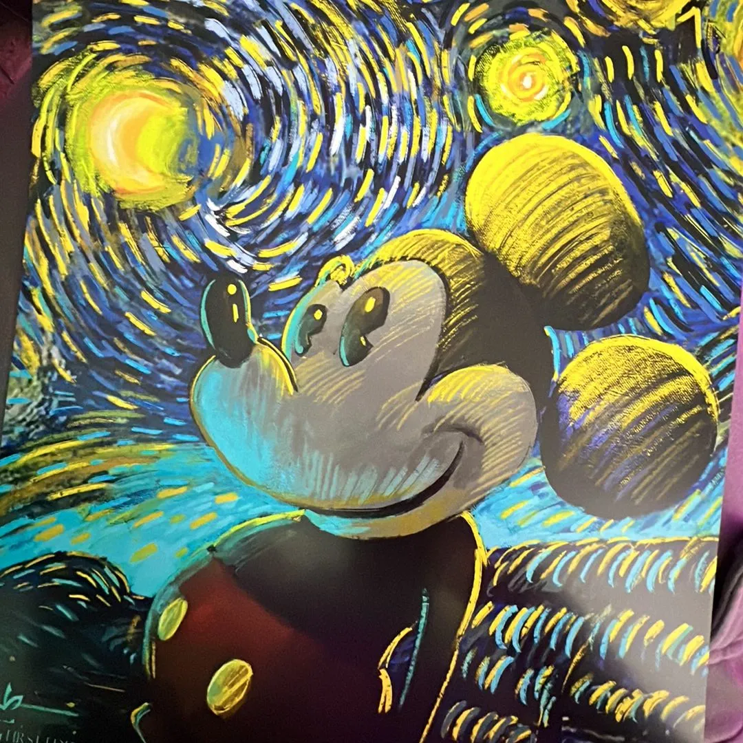 Product image for Starry Night Mickey Print: First Edition #39 (Not eligible in Giveaways)