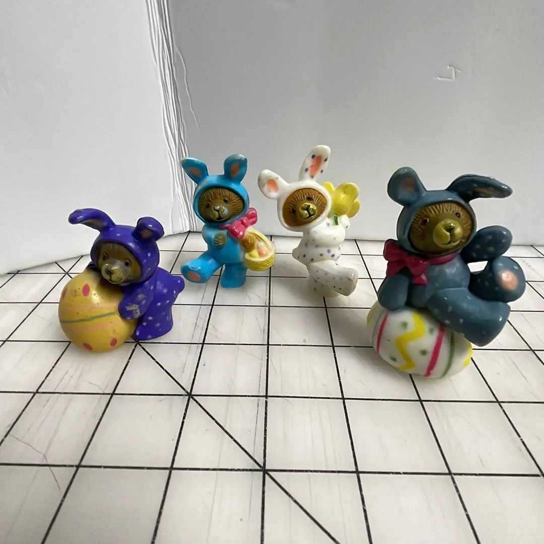 Product image for Inv. 5277 Set of 4 Plastic Bunnies