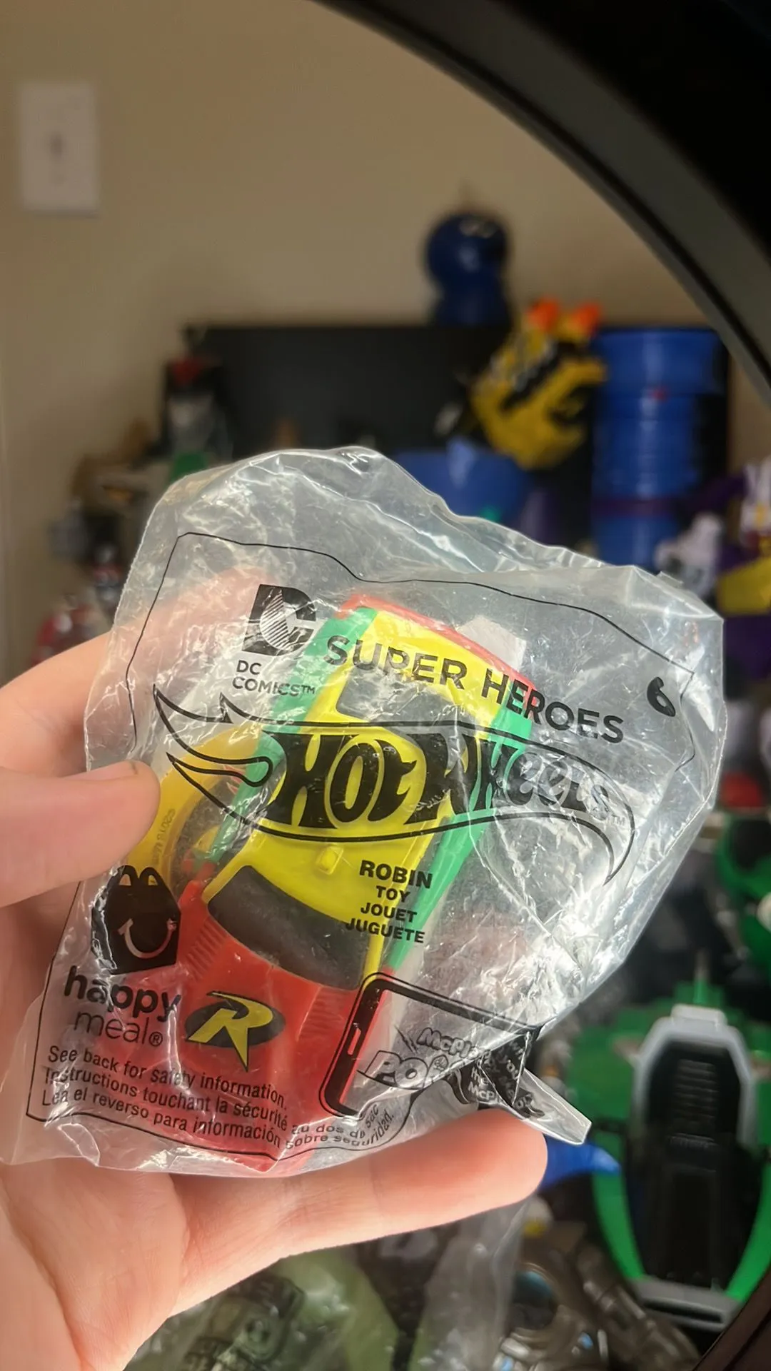 Product image for Superhero Hotwheels McDonalds