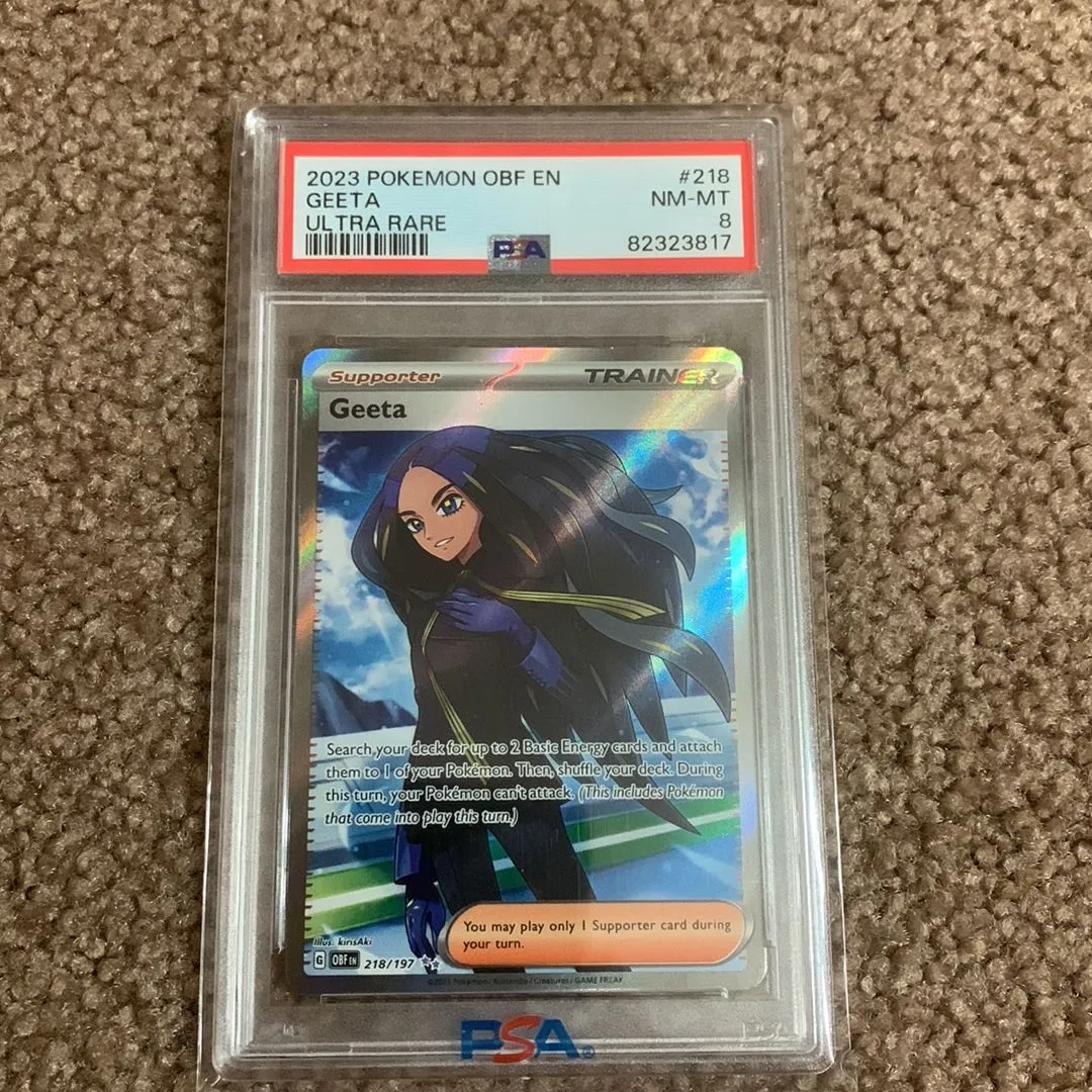 geeta pokemon card · Whatnot: Shop, Sell, Connect Obsidian Flames Singles Geeta 188/196 Rare Holographic Trainer