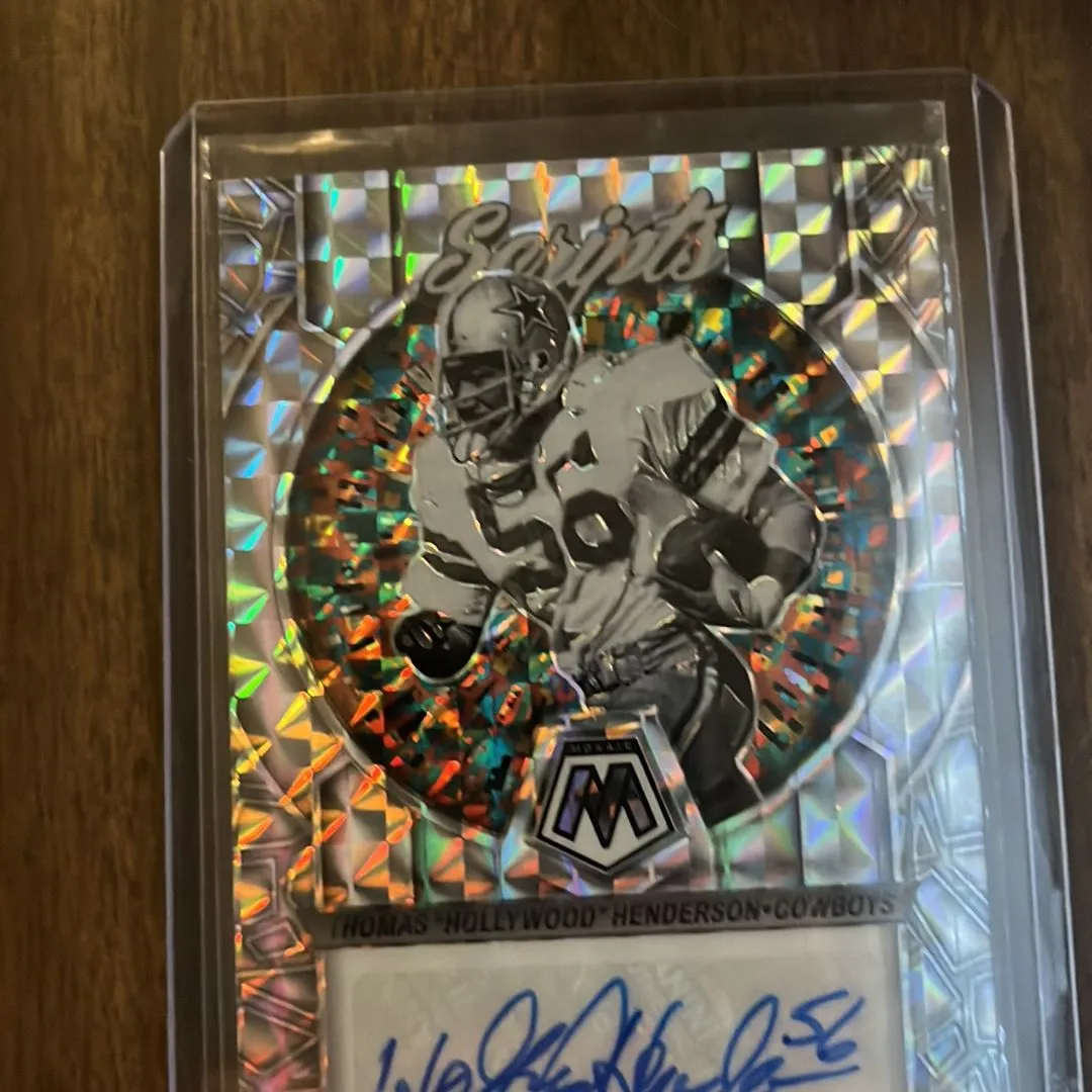 Product image for thomas hollywood henderson auto prizm no.18 saints mosaic