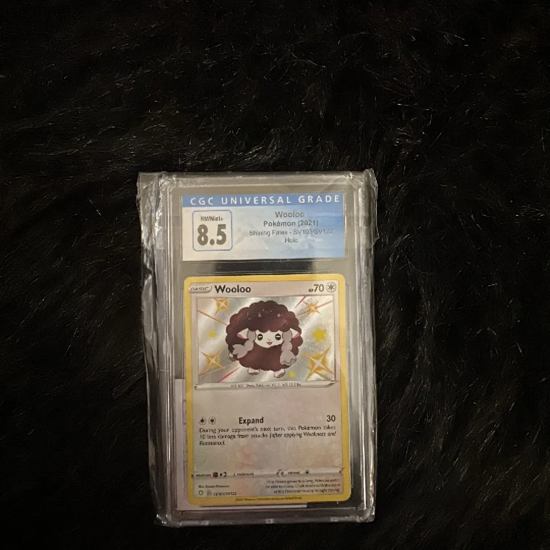 Product image for 2021 Shining Fates Wooloo Holo CGC 8.5 SV103/SV122