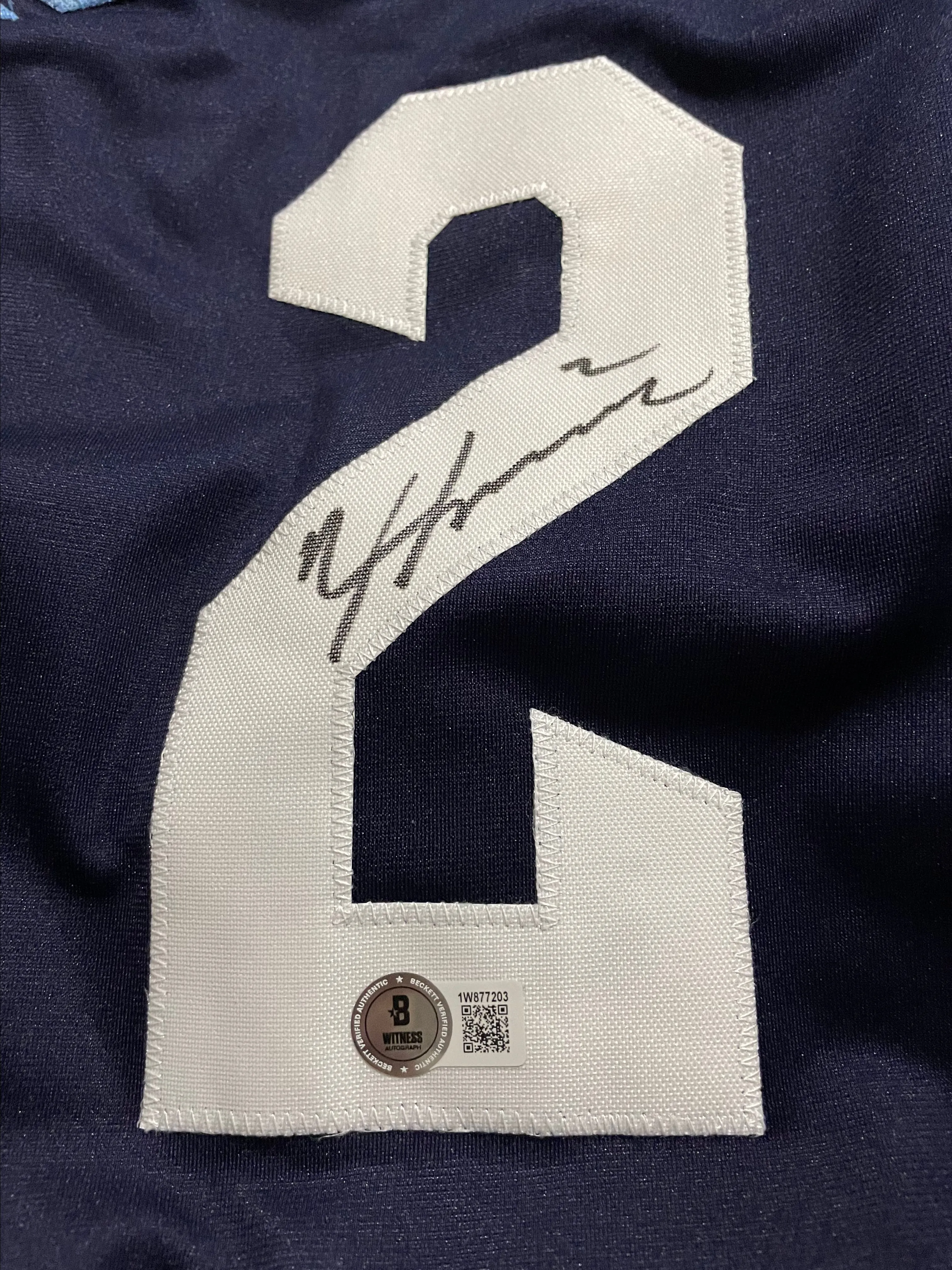 Product image for Nico Hoerner Beckett Authenticated signed Jersey