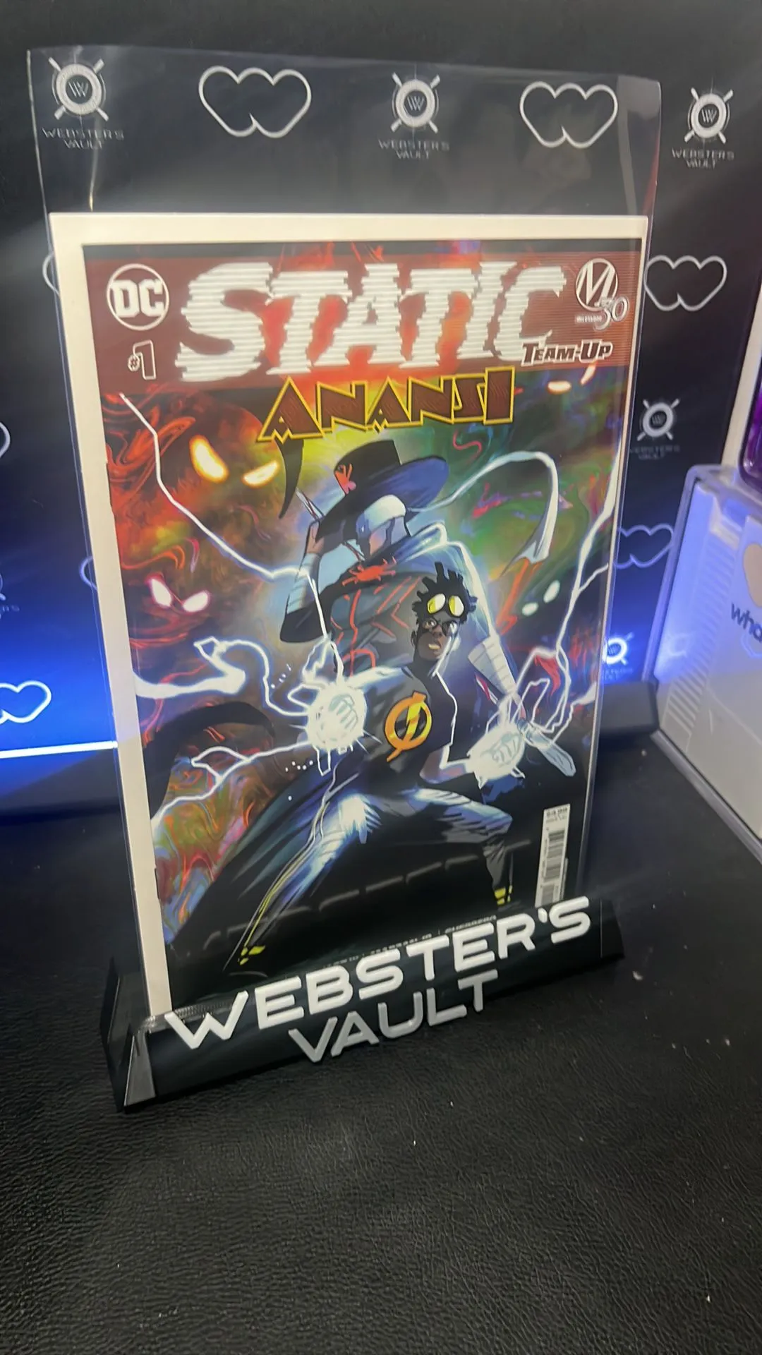 Product image for Static team up #1 1ST app + 1st cover app of Anazi