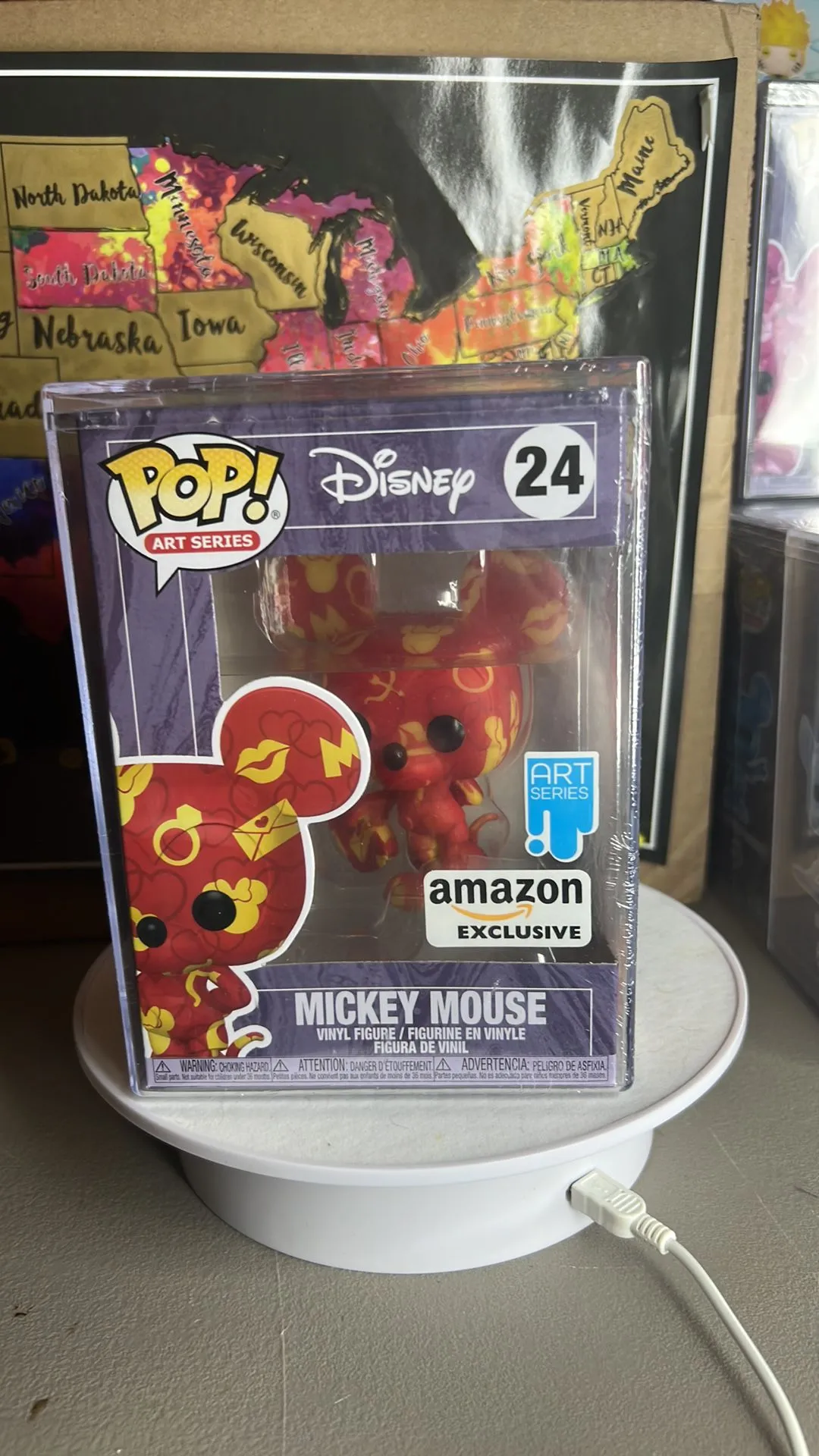 Product image for Mickey Mouse (Art Series - Red/Yellow)