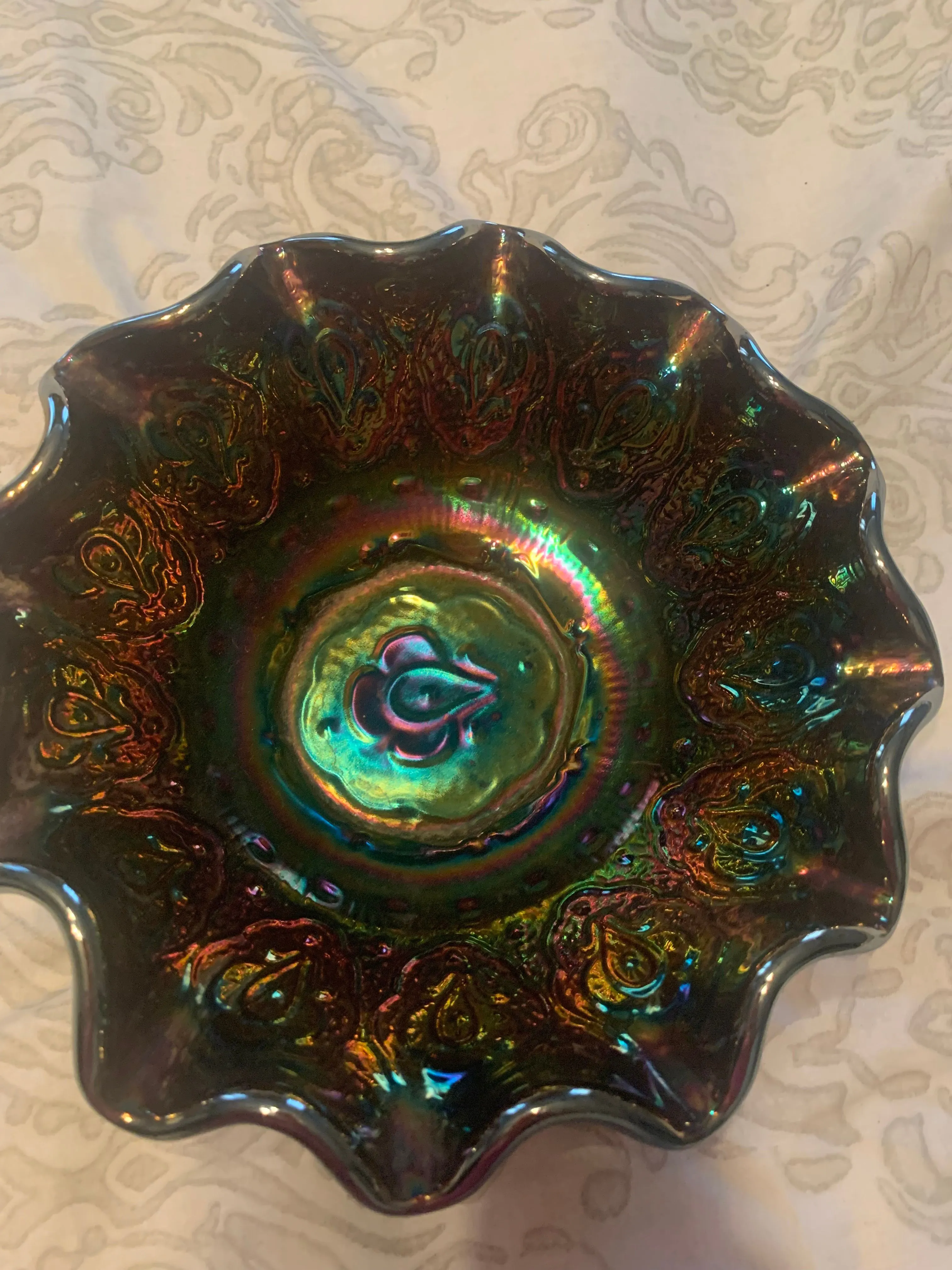 Product image for Fenton carnival glass bowl