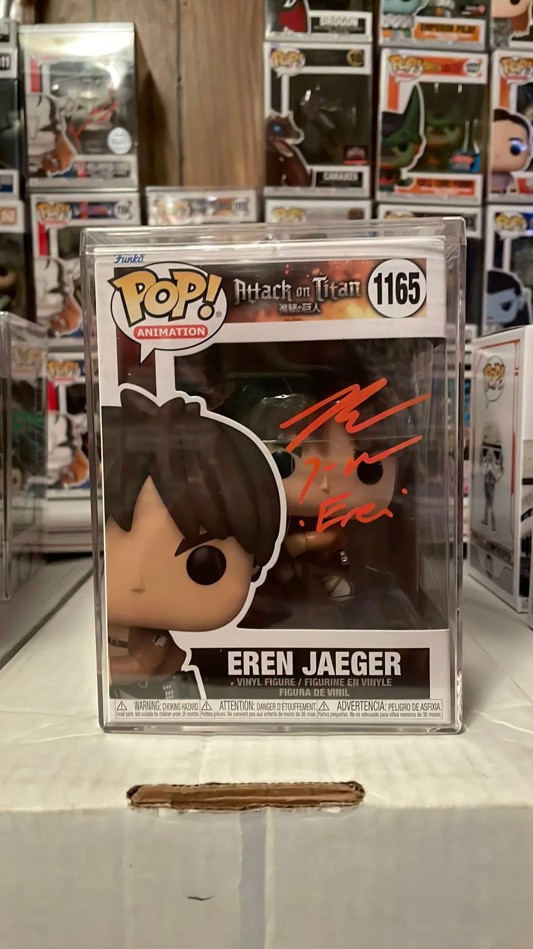 Product image for Eren Jaeger signed  Papenbrook w/ JSA