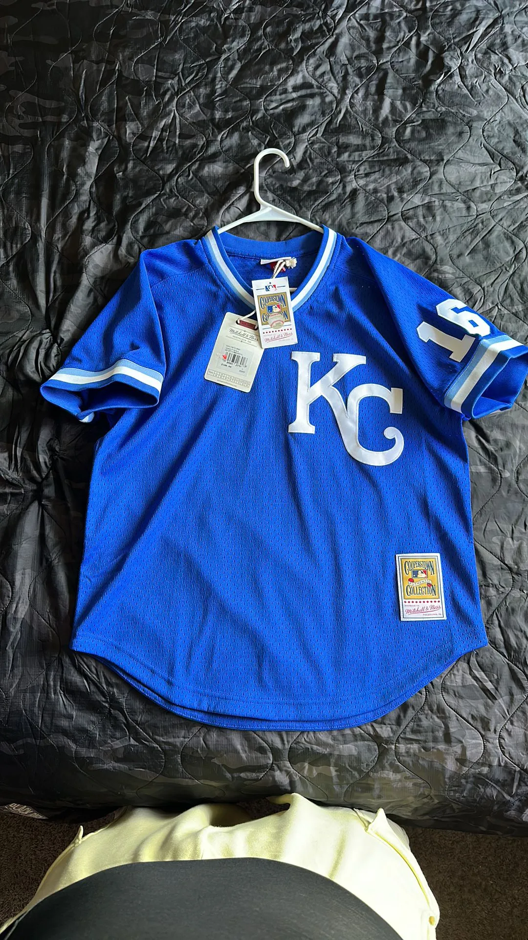 Product image for 1989 Kansas City Royals Mitchell & Ness Jersey