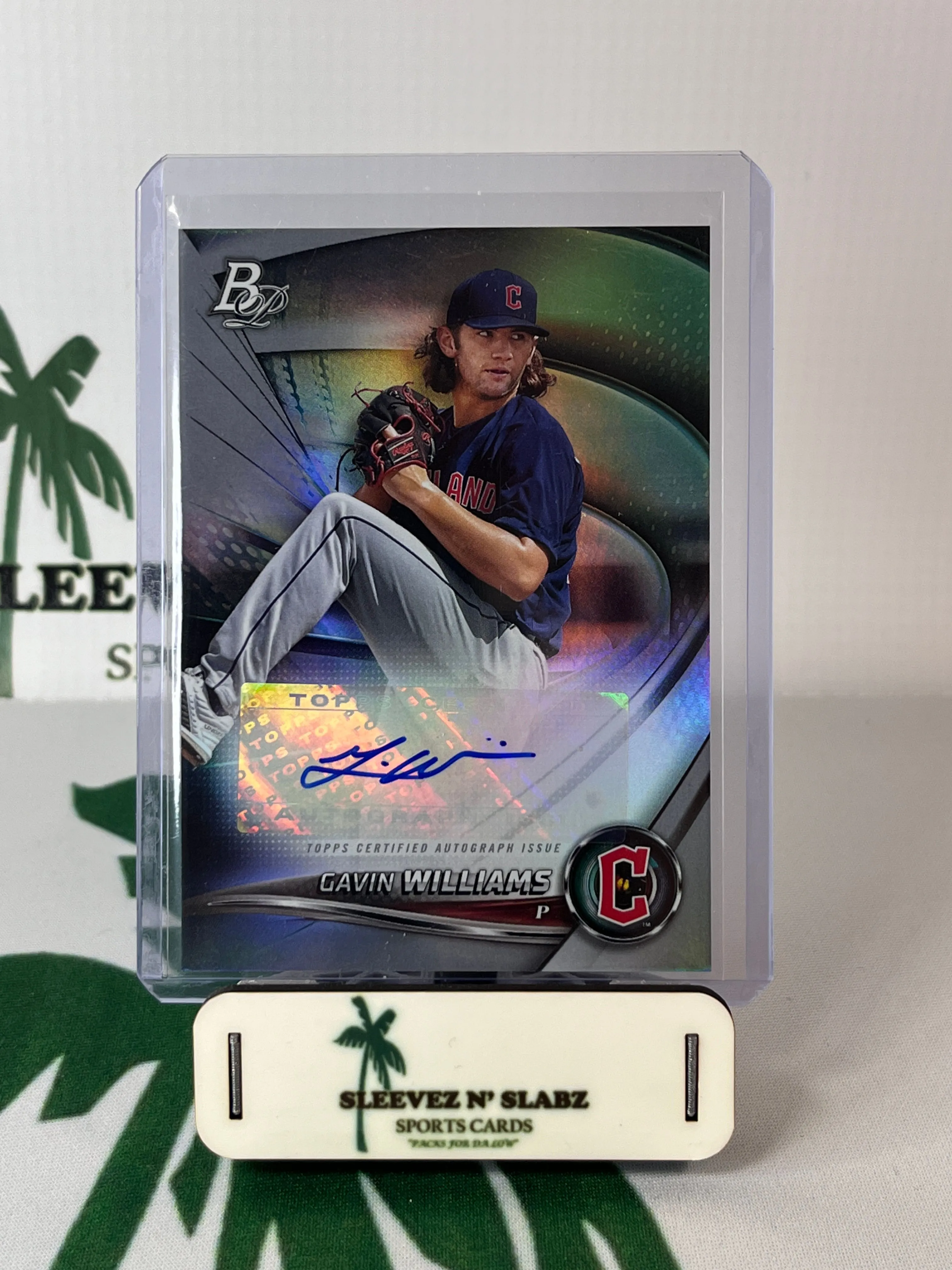 Product image for Gavin Williams 2022 bowman platinum auto rc
