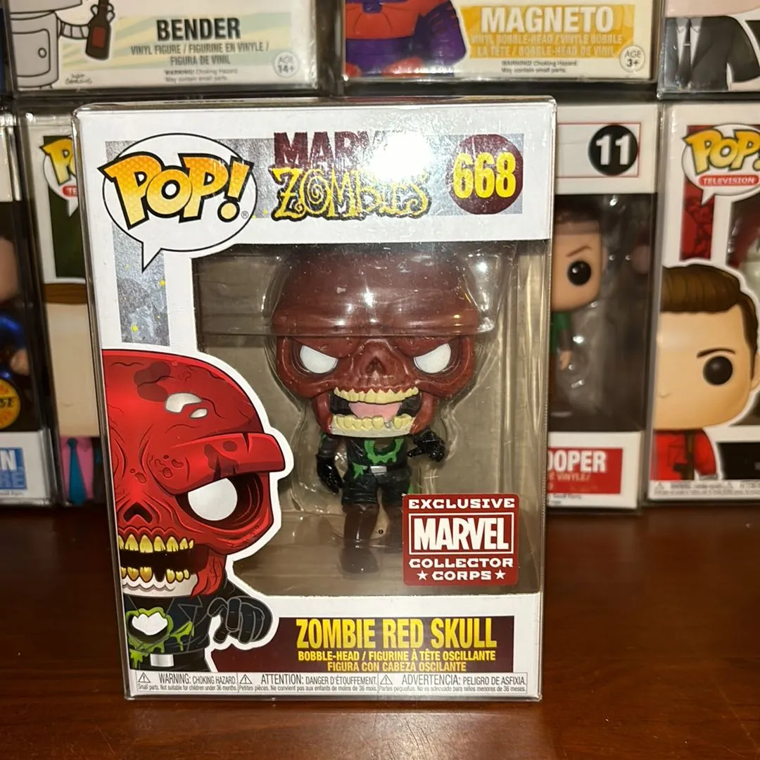 Product image for Zombie Red Skull