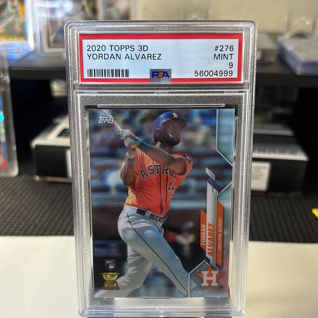 Product image for 2020 Topps On Demand 3D Yordan Alvarez 276  PSA MINT 9