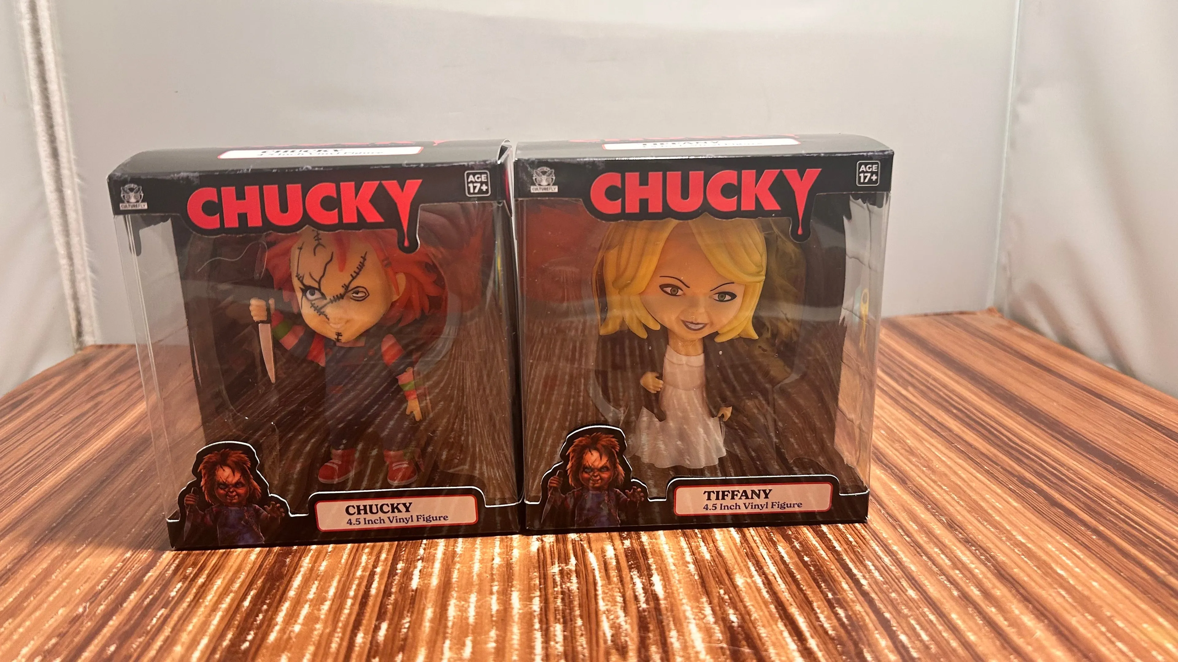Product image for Exclusive Culturefly Chucky Child’s Play Movie & Tiffany 4.5” Vinyl Figures New