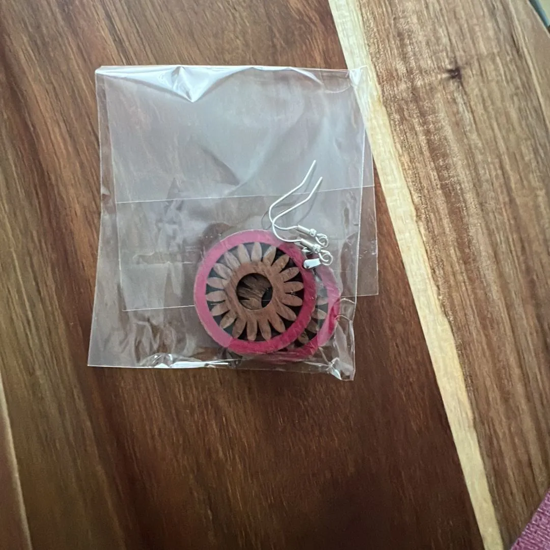 Product image for Wood earrings - not vintage