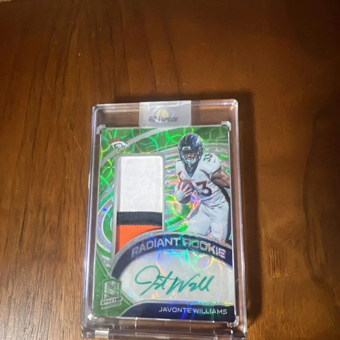 Product image for 2021 Javonte Williams rpa