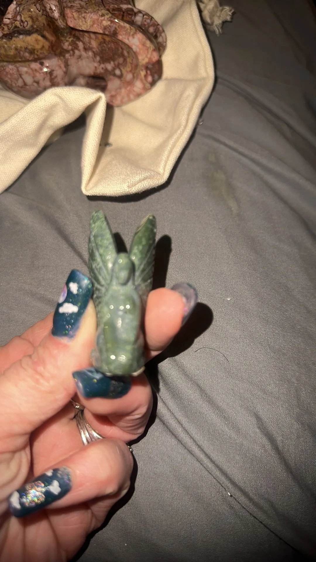 Product image for Bloodstone  crystal  fairy