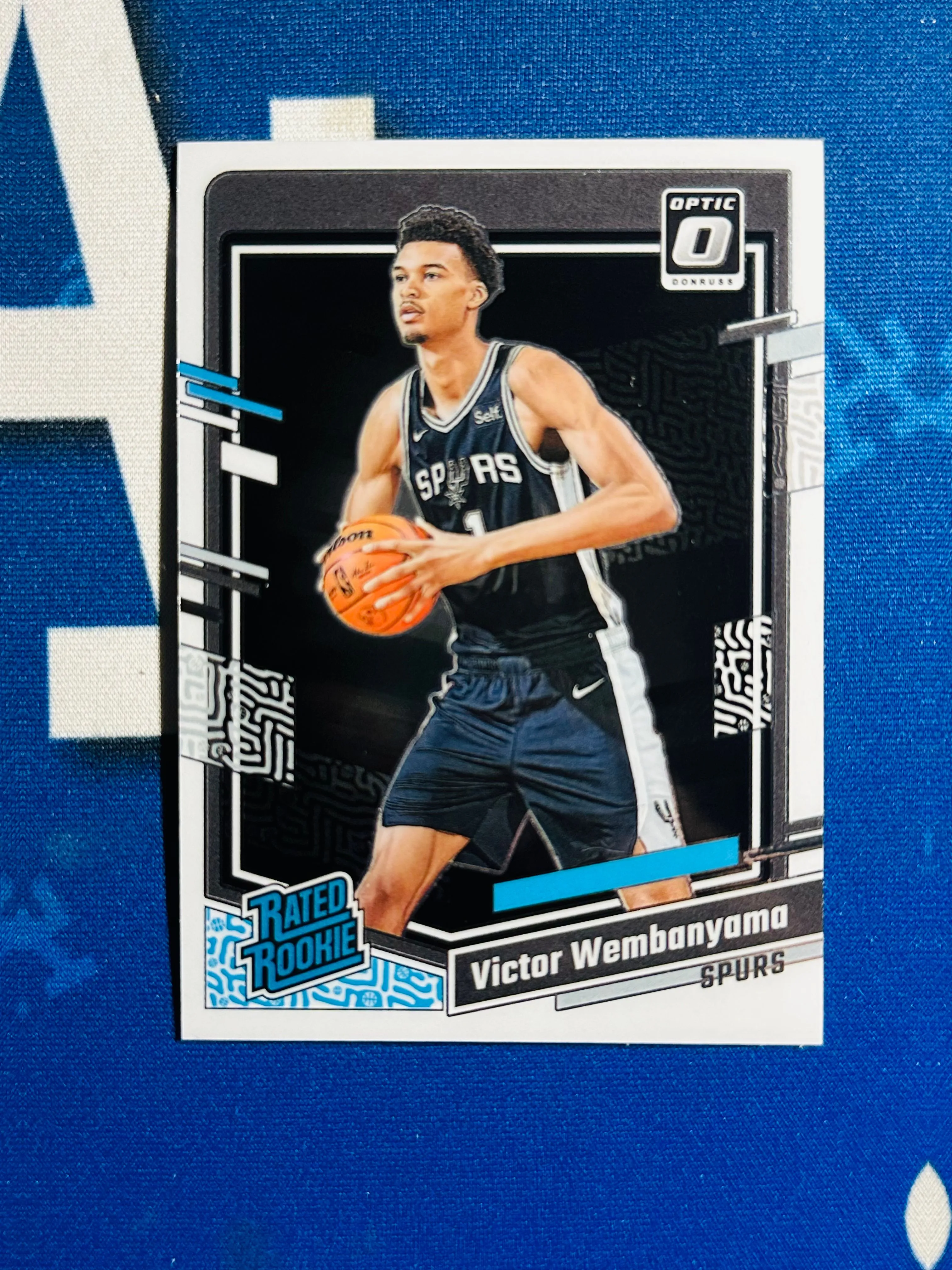Product image for Victor Wembanyama 2023-24 Donruss Optic Rated Rookie RC #225 Spurs