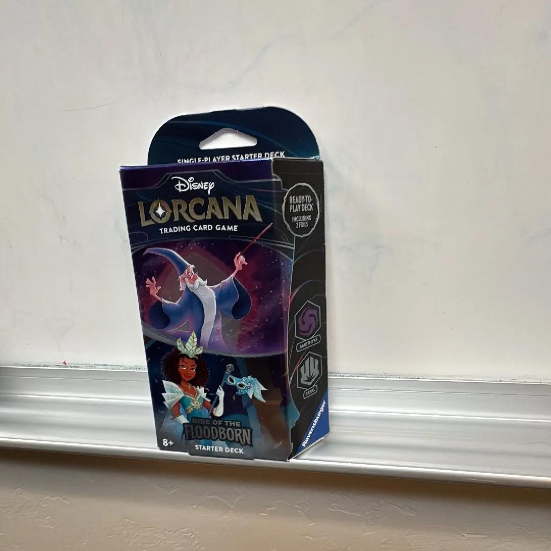 amethyst steel lorcana starter deck Disney Lorcana Rise of the Floodborn Starter Deck: Amethyst and Steel –  Northwest Sportscards