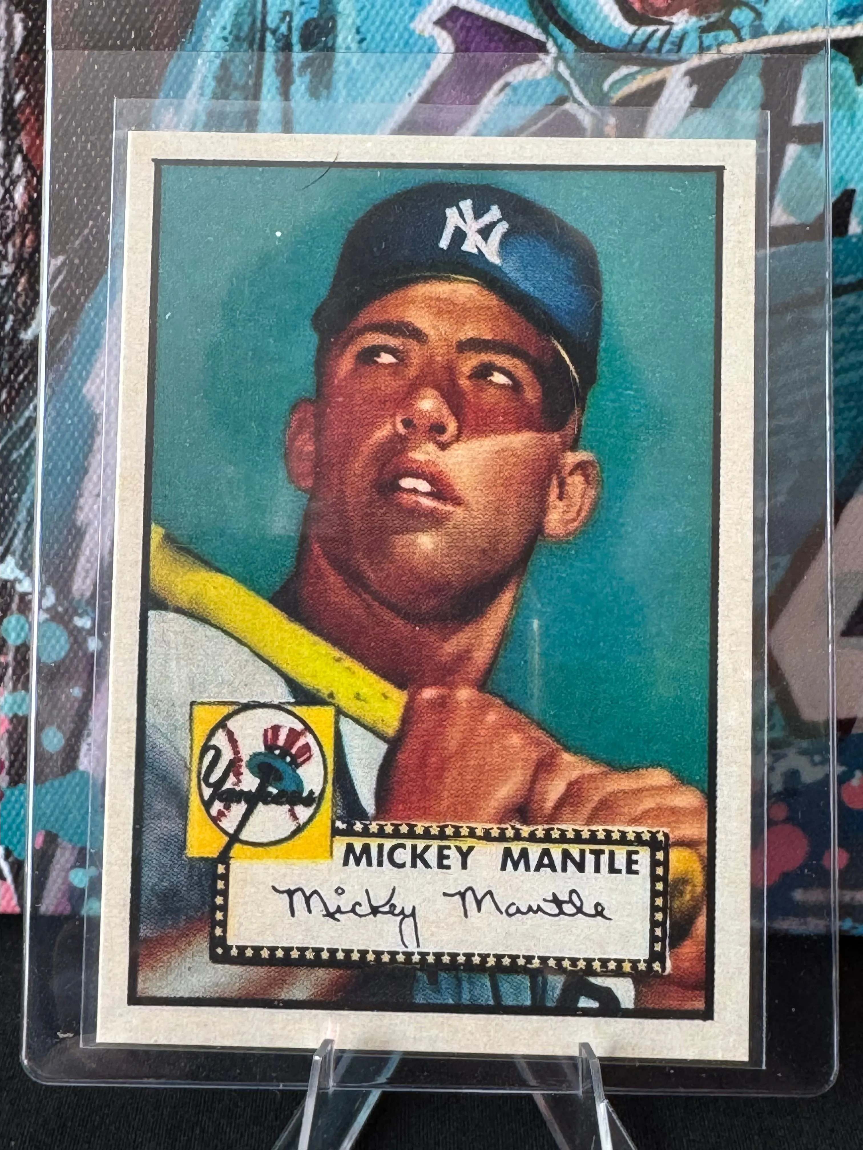Product image for 1996 Topps Finest REPRINT Mickey Mantle #2 New York Yankees