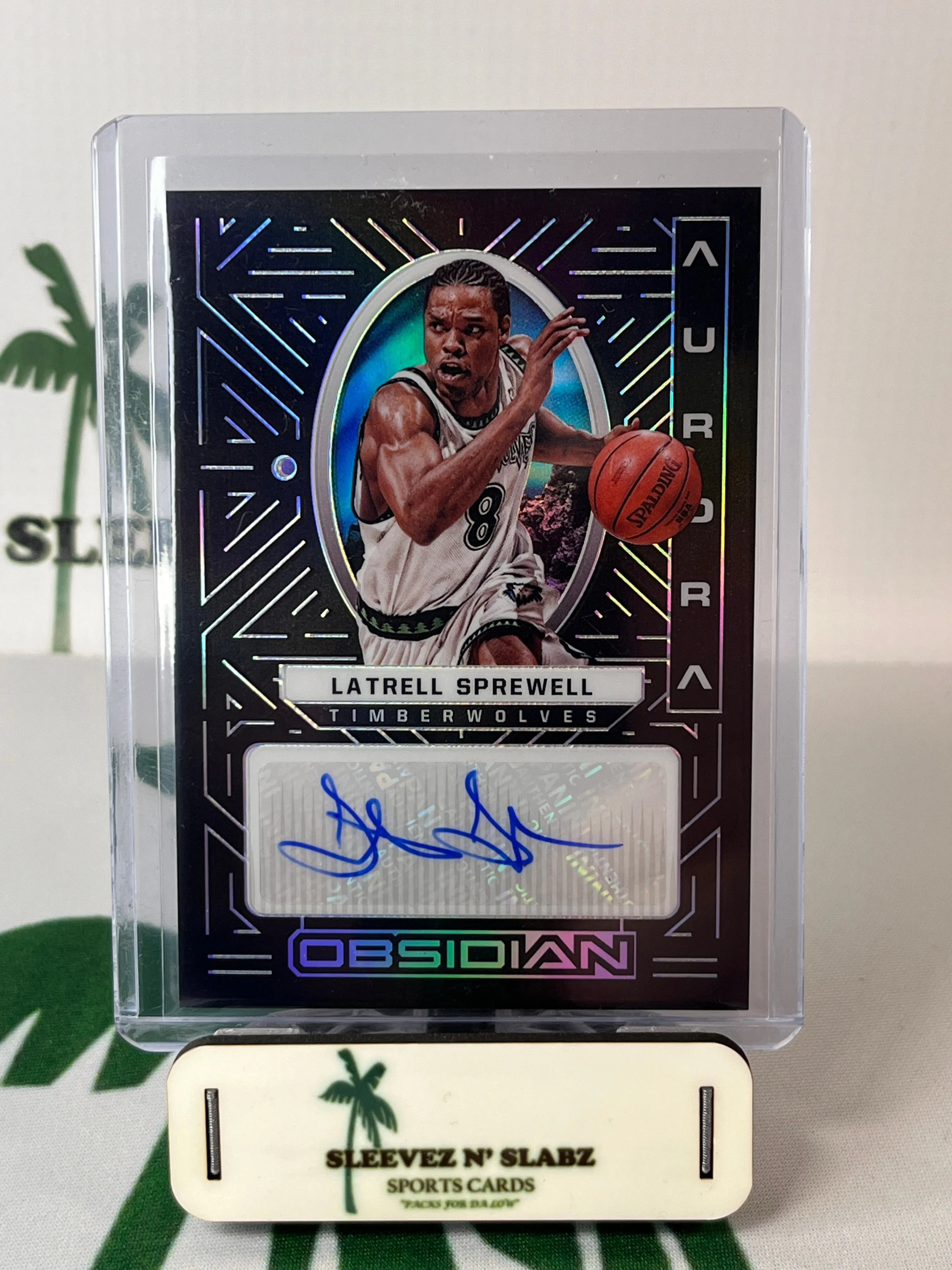Product image for 2021-2022 obsidian Latrell Sprewell auto /140