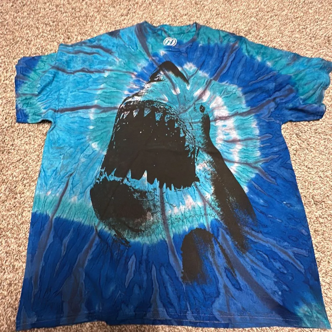 Product image for Shark tie die shirt