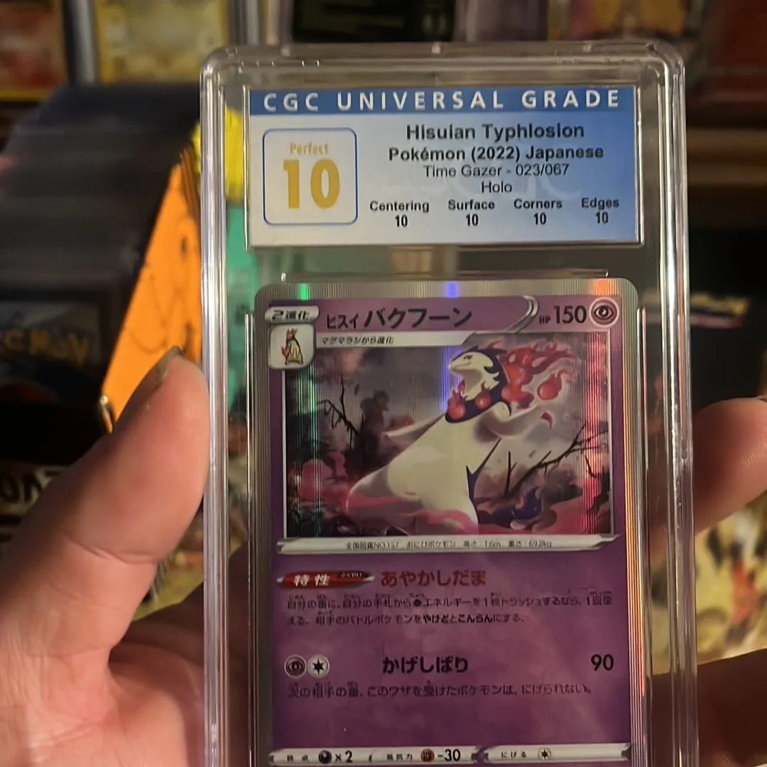 Product image for 2022 Time Gazer Hisuian Typhlosion Holo CGC 10.0