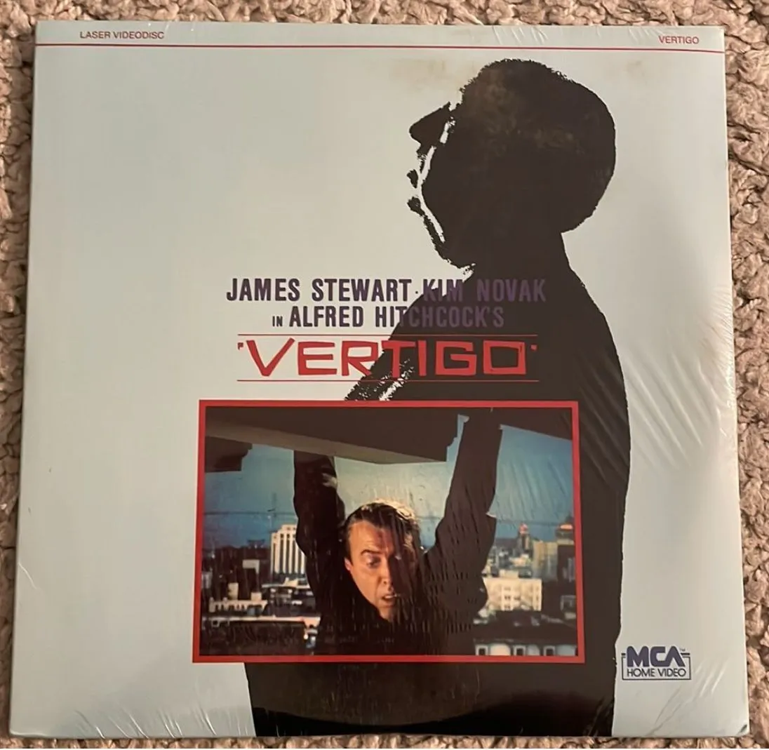 Product image for Vertigo *LASERDISC* NEW SEALED MCA 1984