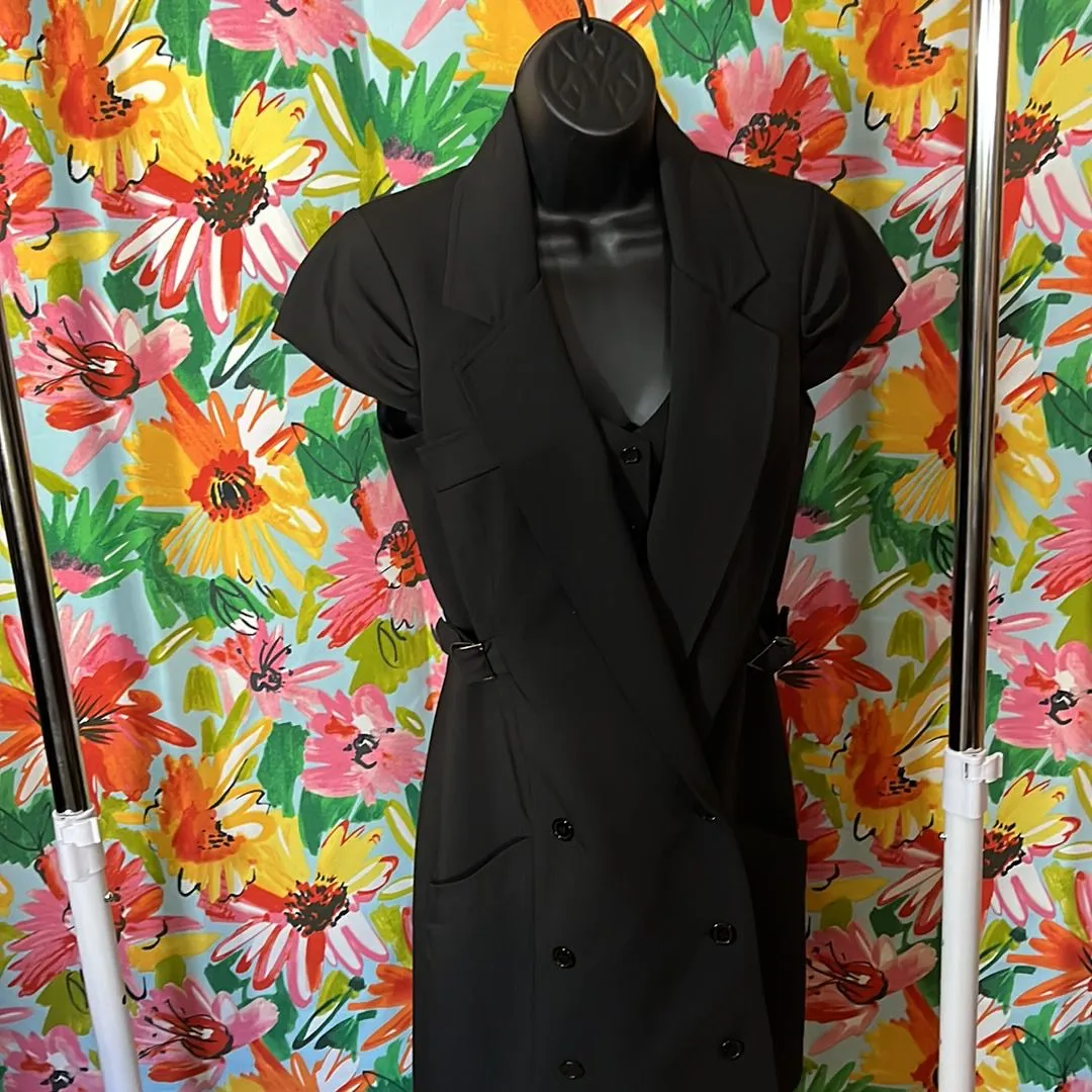 Product image for Laundry by Design Double, Double Breasted Mini Dress
