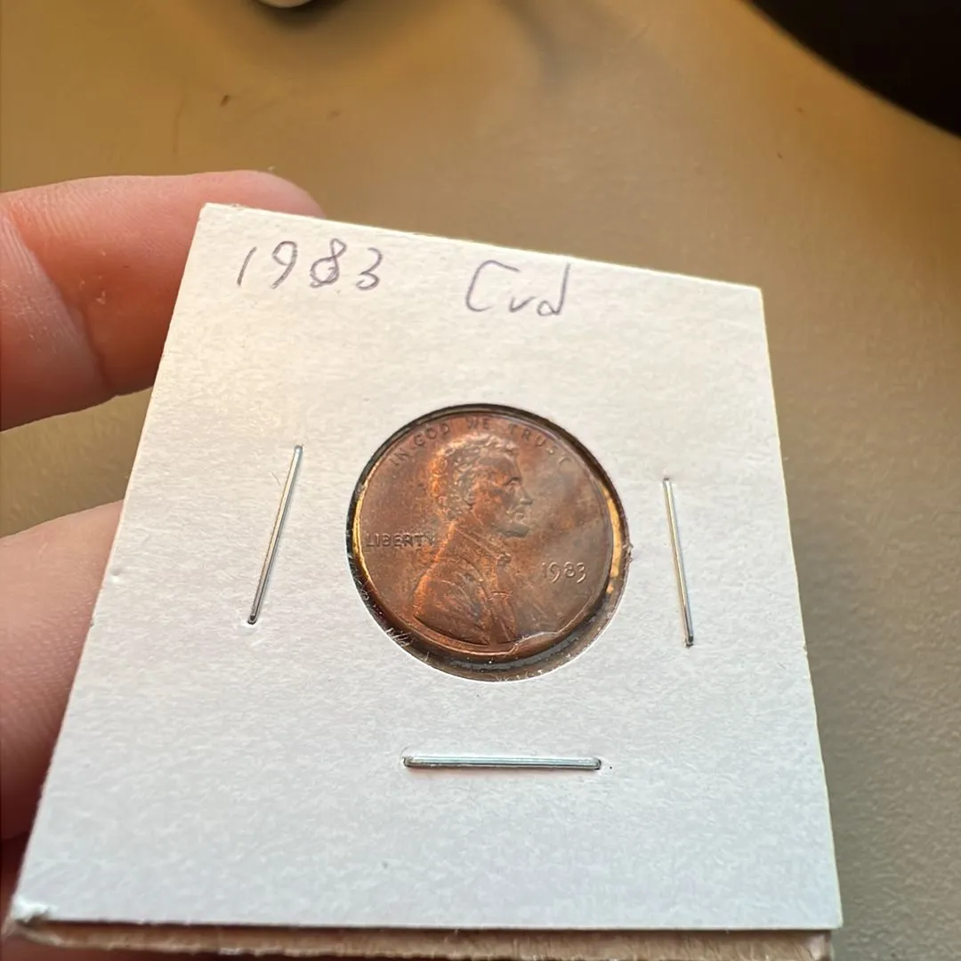 Product image for 1983 Lincoln Cent Cud Error 5 O Clock