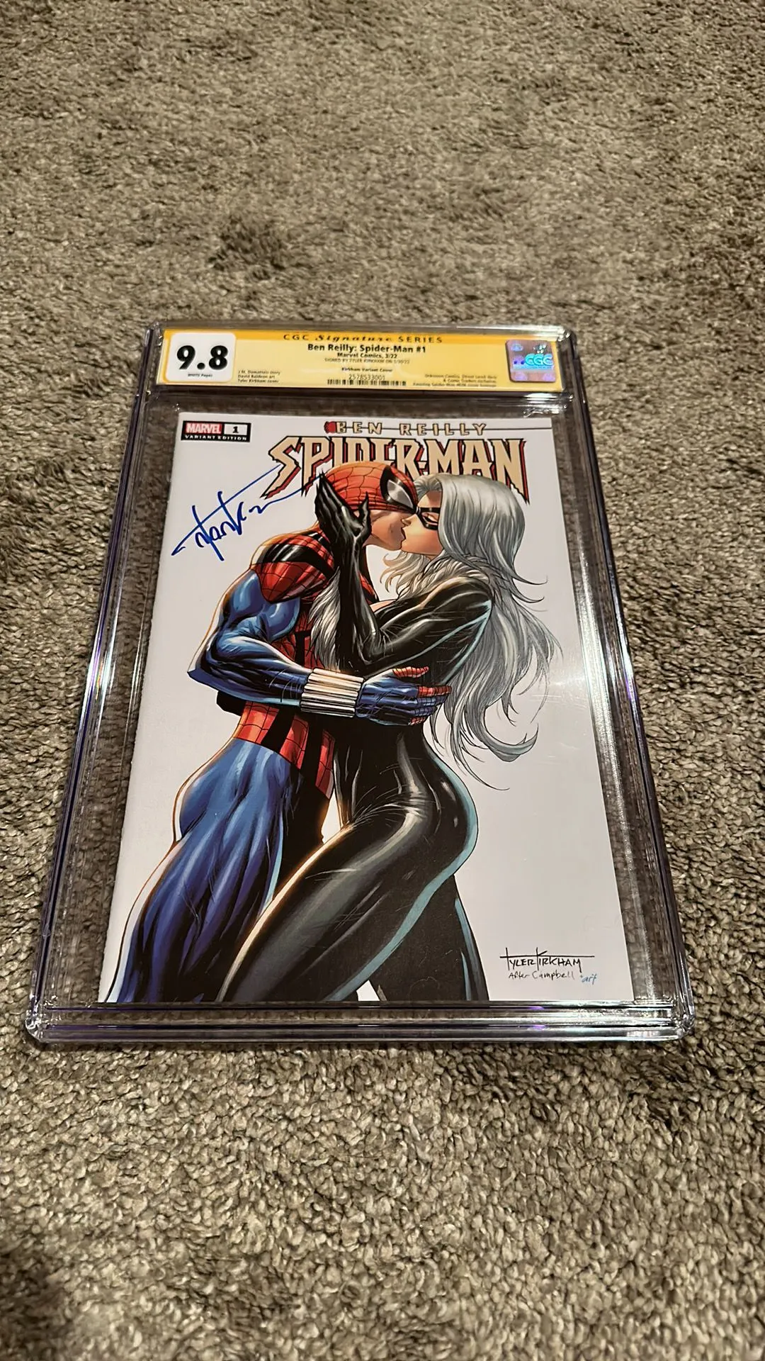 Product image for Ben Reilly: Spider-Man 1 Kirkham Variant Cover CGC 9.8 2022