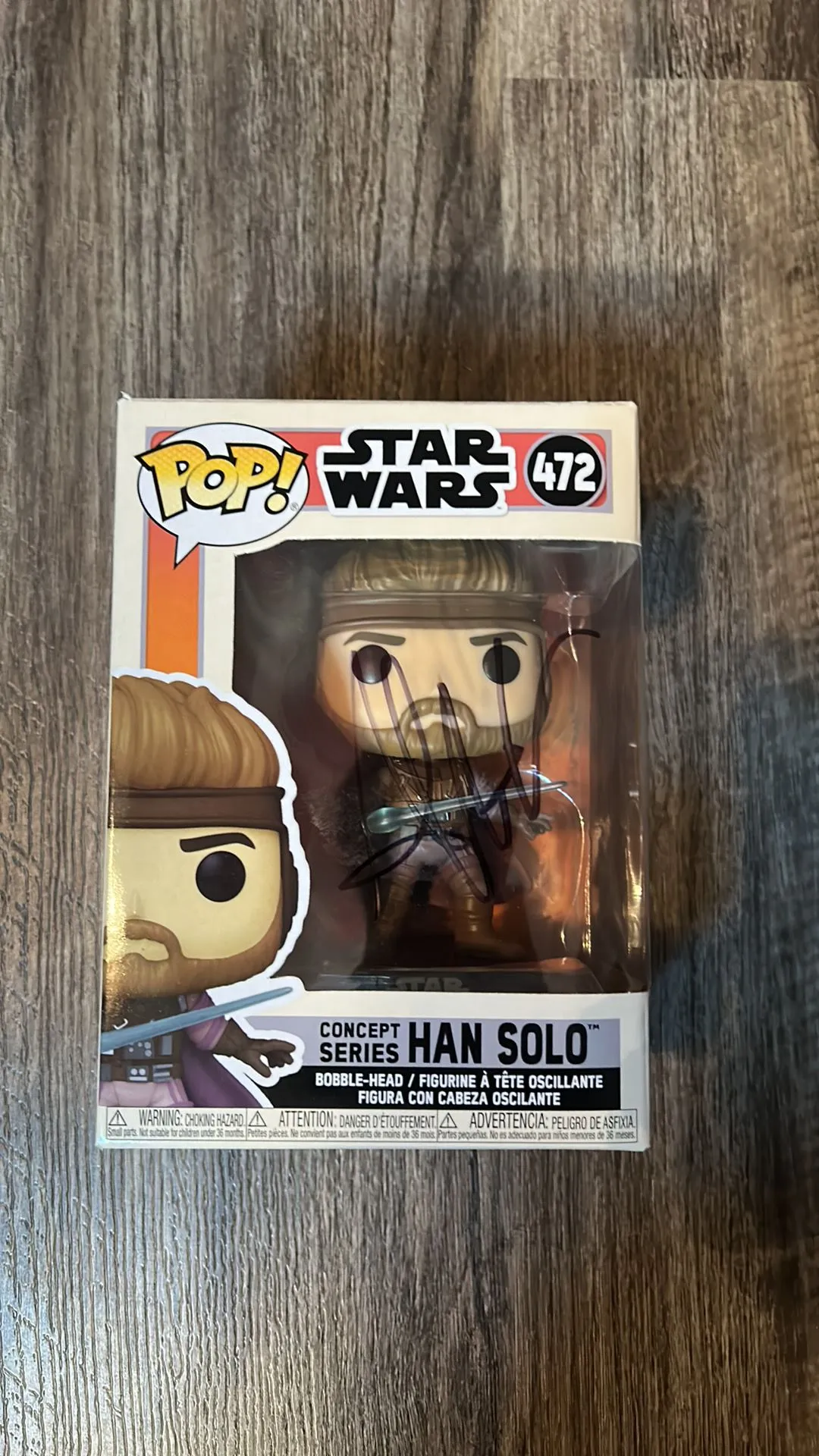 Product image for Concept Series Han Solo Signed by Alden Ehrenreich