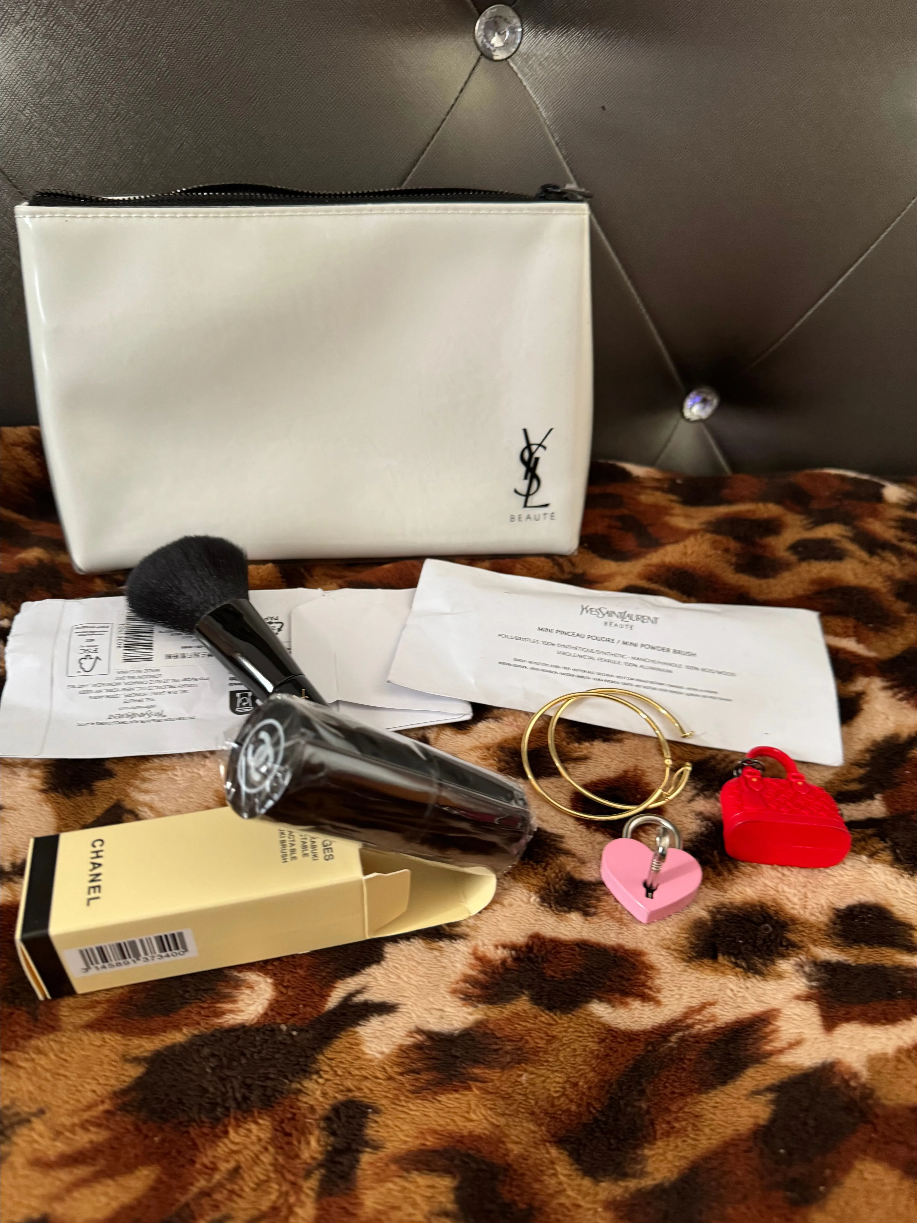 Product image for 45 # New YSL beauty pouch/channek makeup brush/ YSL makeup brush bandle