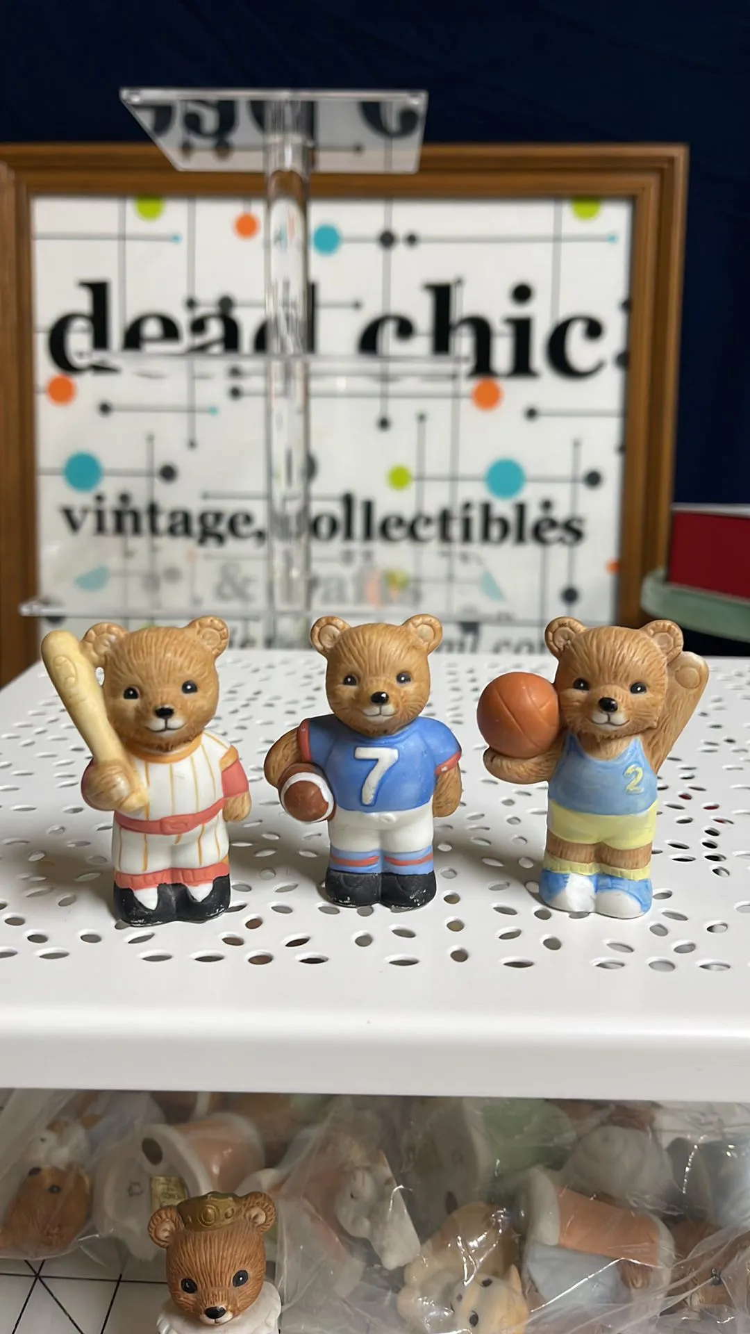 Product image for Inv. 4543 Homco #1408 Sport Teddy 