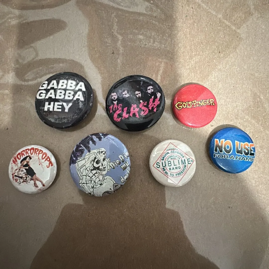 Product image for Punk Band Buttons/Pins