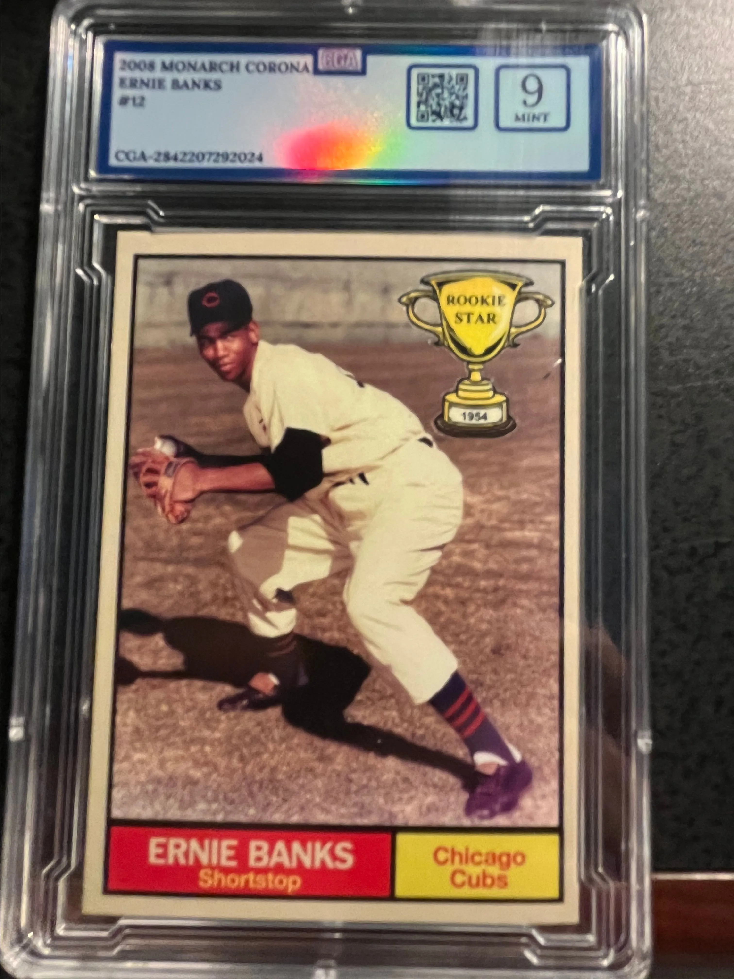 Ernie Banks Rookie Star Card-Graded 9  Whatnot: Shop, Sell, Connect