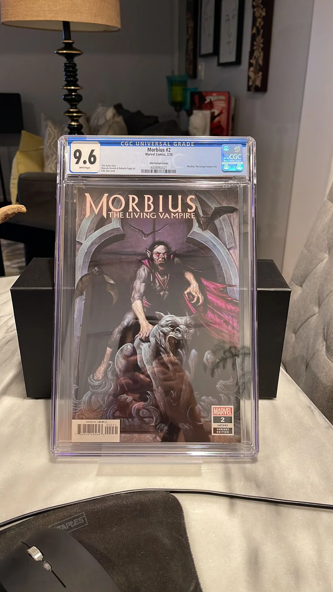 Product image for Morbius #2 CGC 9.6 Marvel 2020 Gist Variant 1:25 The Living Vampire (#43)