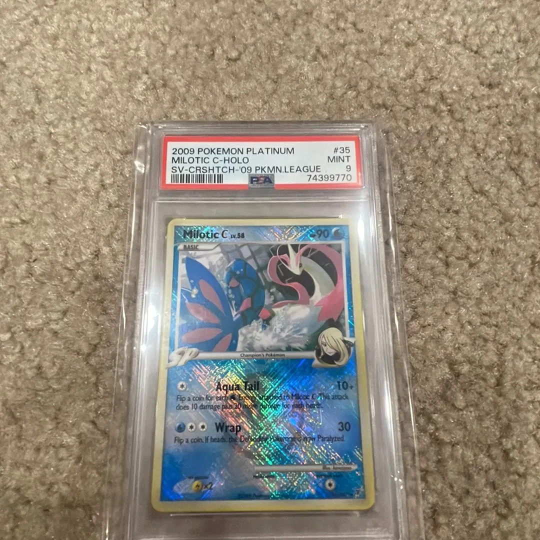 2009 Pokemon Platinum Supreme Victors Milotic C-Holo Sv-Crshtch-'09  Pkmn.League PSA MINT 9  Whatnot: Shop, Sell, Connect