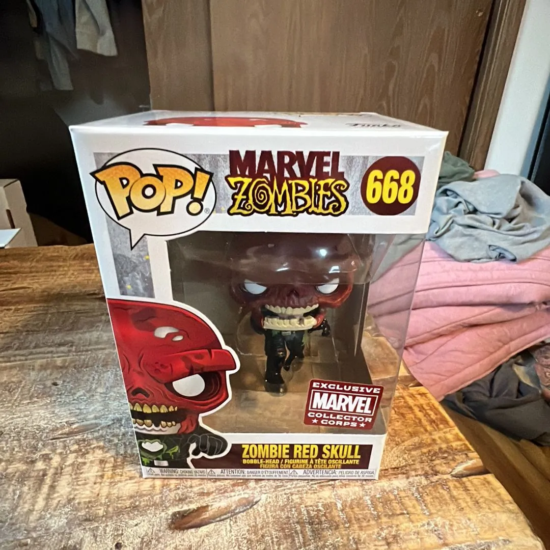 Product image for Zombie Red Skull