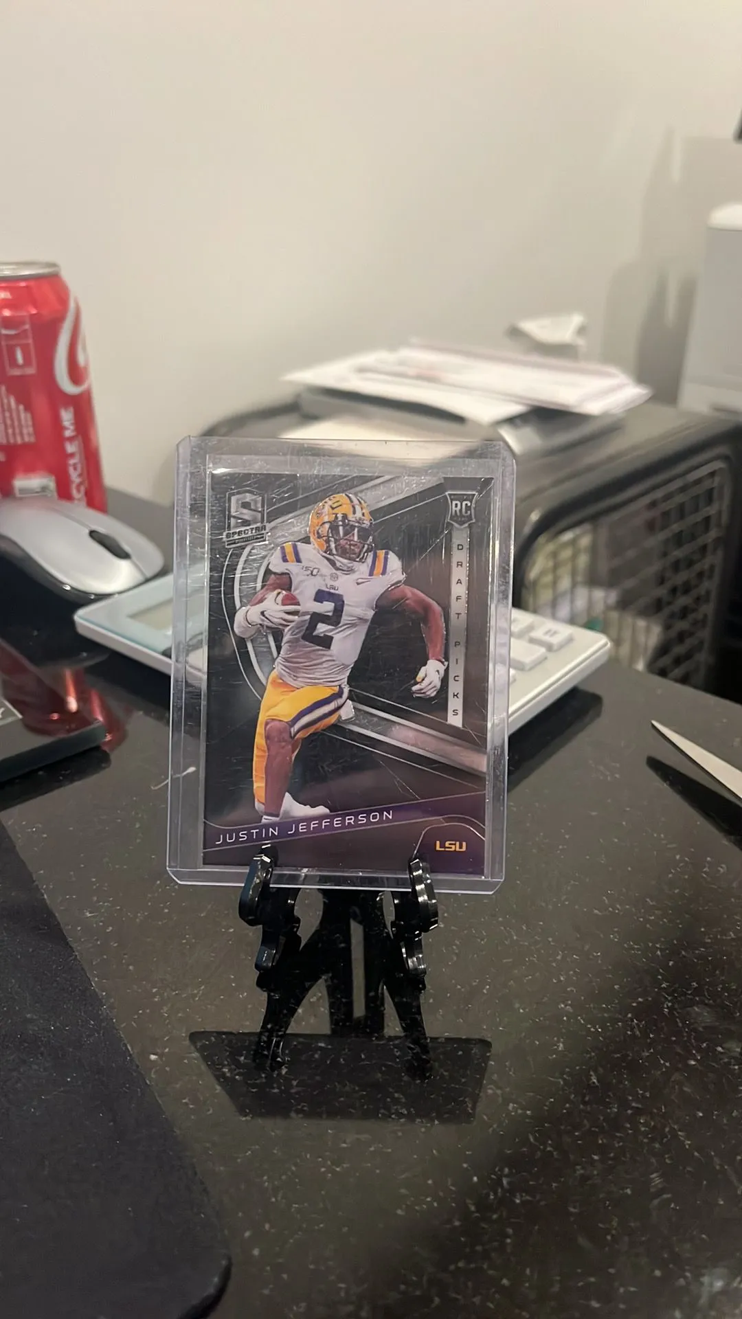 Product image for Justin Jefferson Spectra Draft Picks RC #9