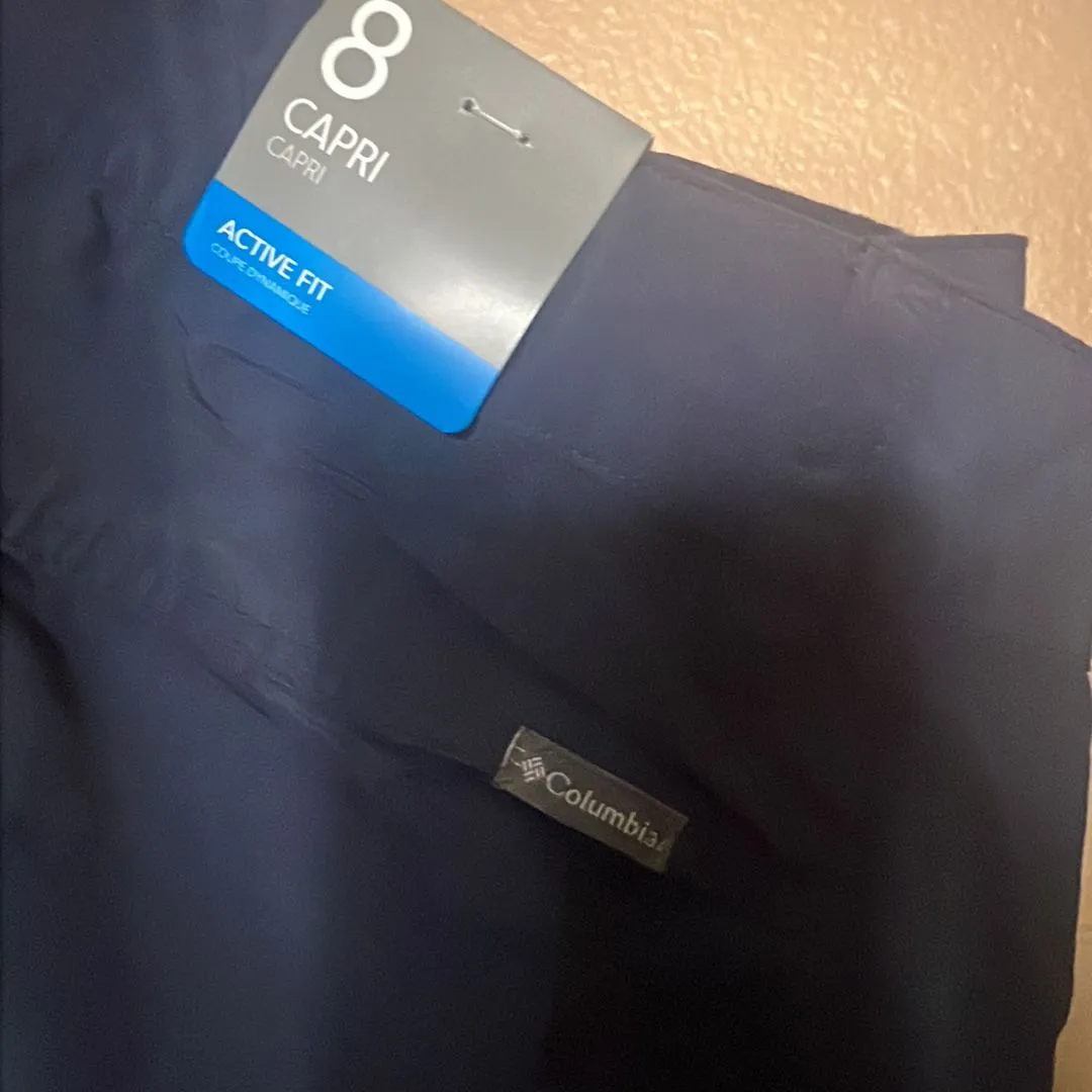 Product image for Columbia capris blue Sz 8