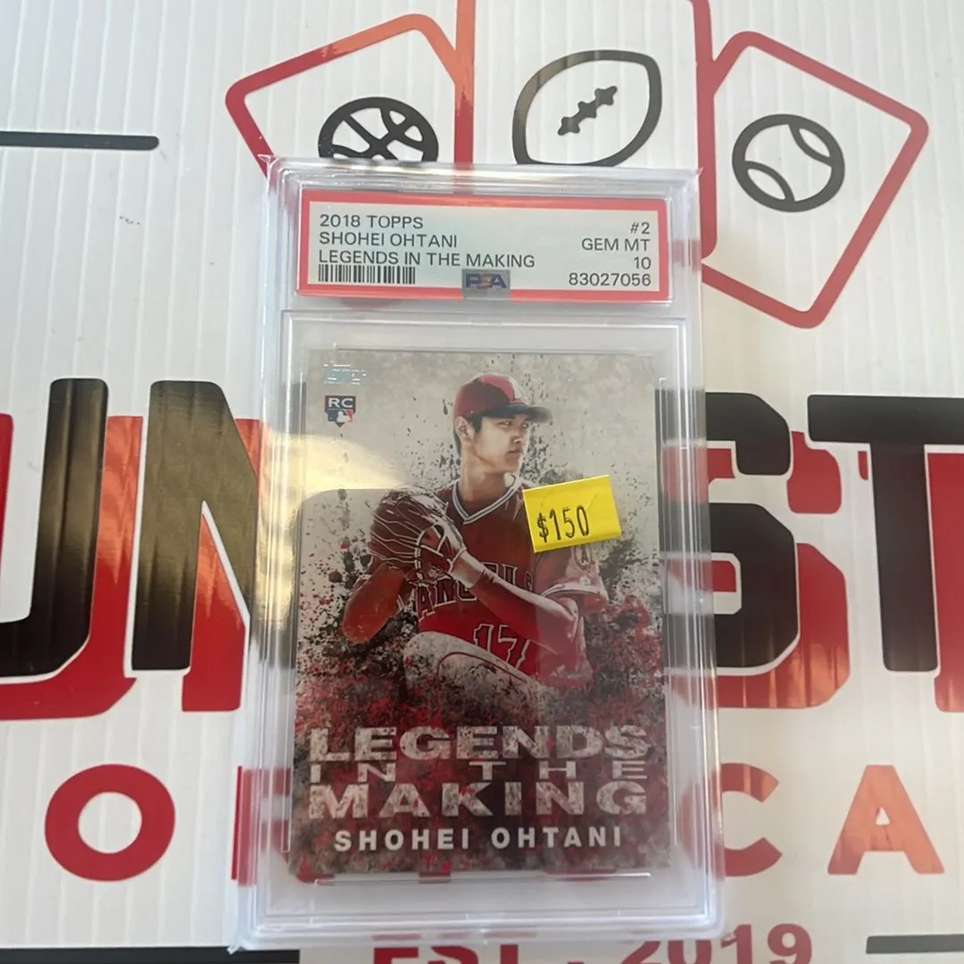 Product image for 2018 Topps Legends In The Making Shohei Ohtani 2 Legends In The Making PSA GEM MT 10