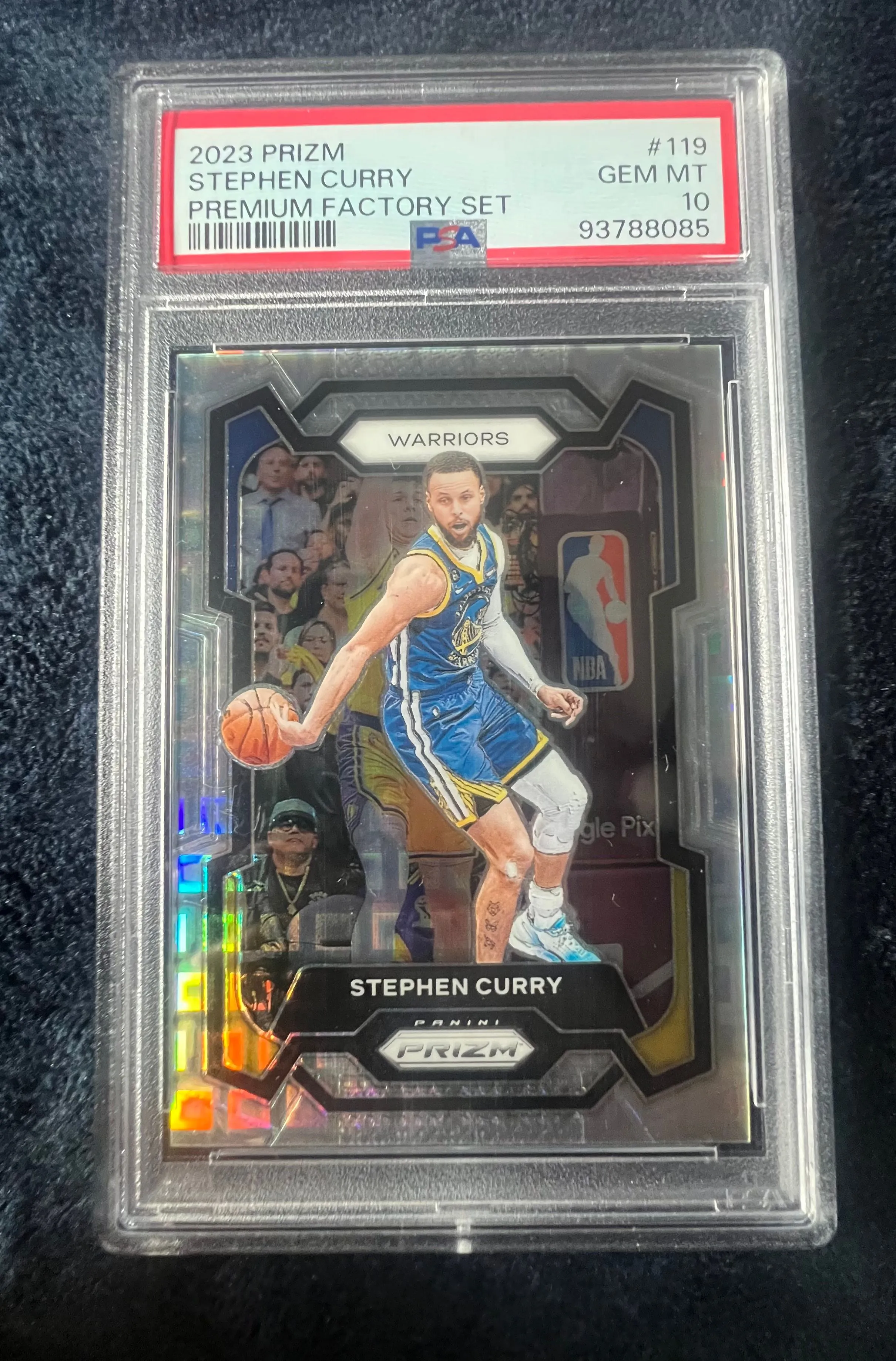 Product image for 2023-24 Panini Prizm - Premium Factory Set Prizm #119 Stephen Curry /150