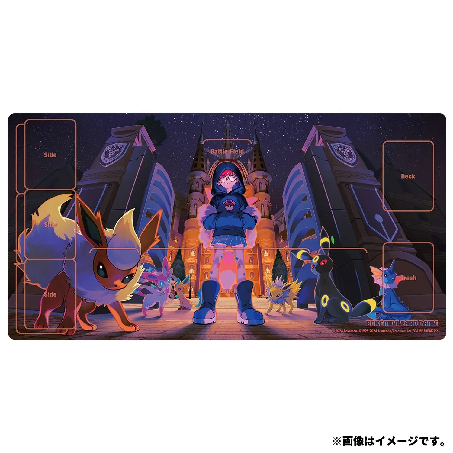 Product image for Pokémon Center Japan Penny Cassiopeia Eeveelution Playmat